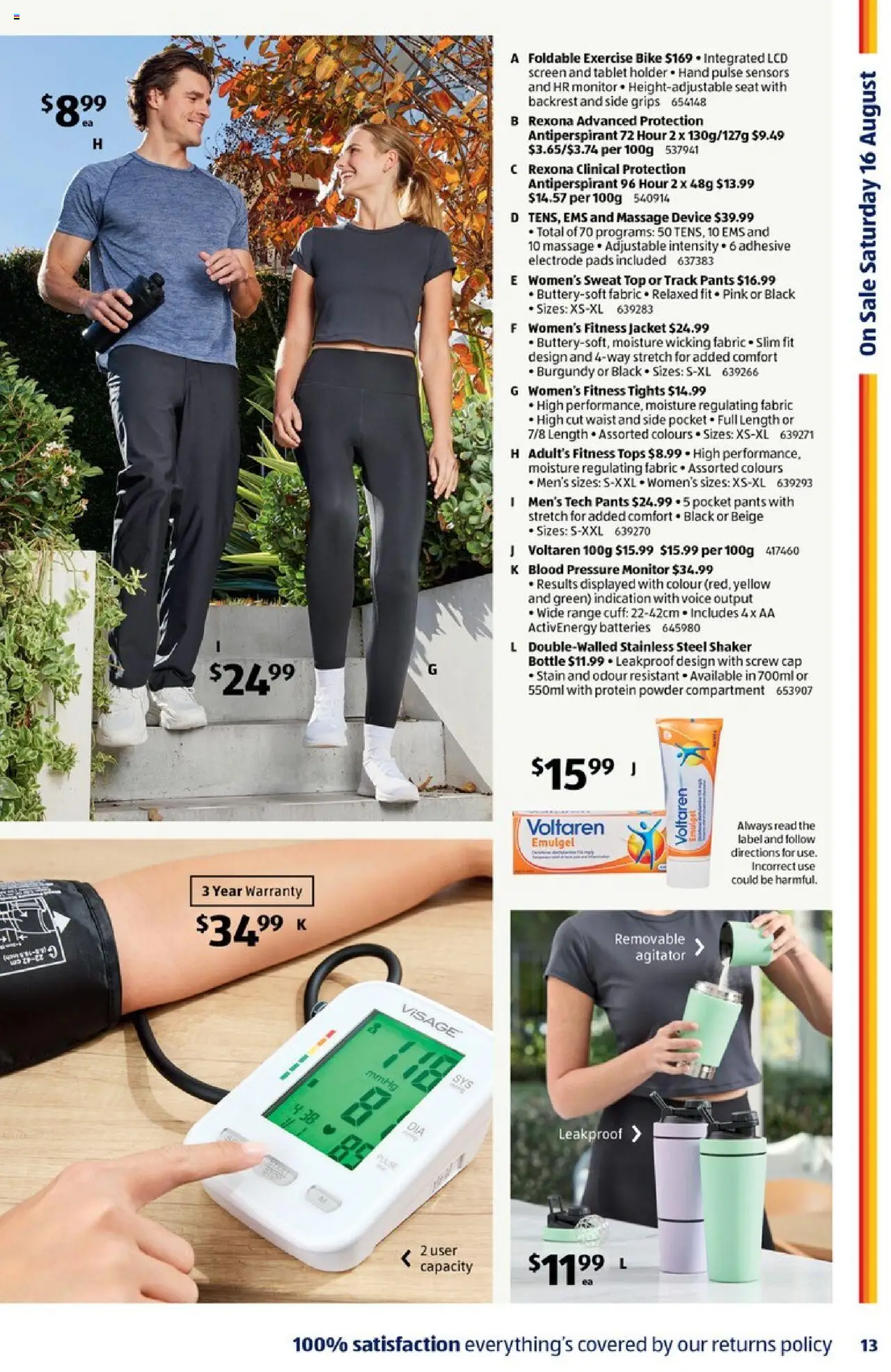 Aldi catalogue - valid from 13.08.2025 | Page: 13 | Products: Powder, Jacket, Pants, Cap