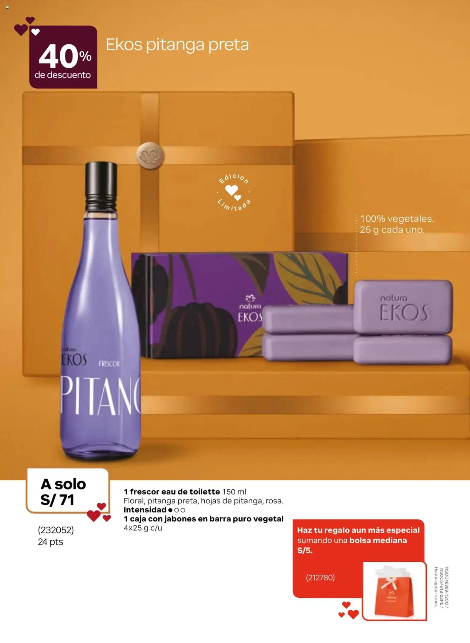 Catálogo Natura válido desde 18.02.2026 | Página: 14 | Productos: Caja, Bolsa, EAU de Toilette