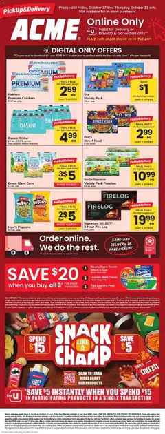 Preview of Acme weekly ads valid from 17.10.2025