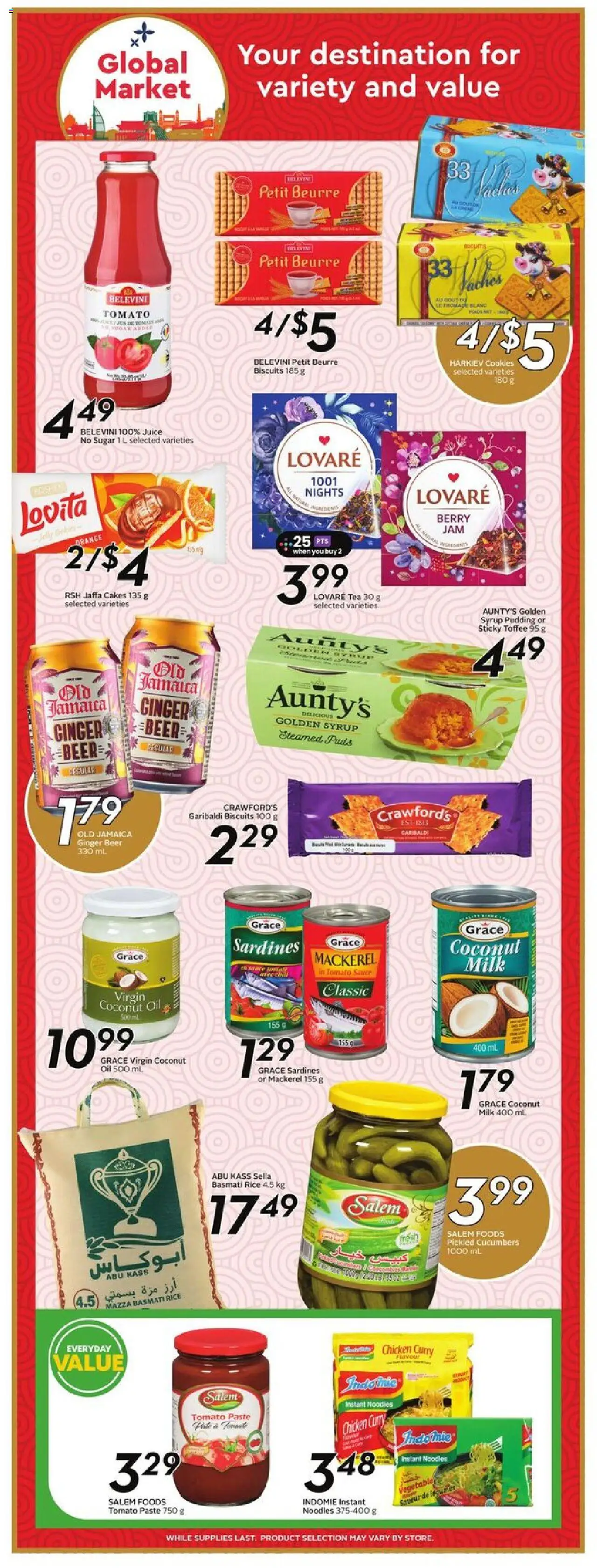 Sobeys flyer valid from 09.10.2025 | Page: 15 | Products: Tea, Cucumbers, Oil, Beer