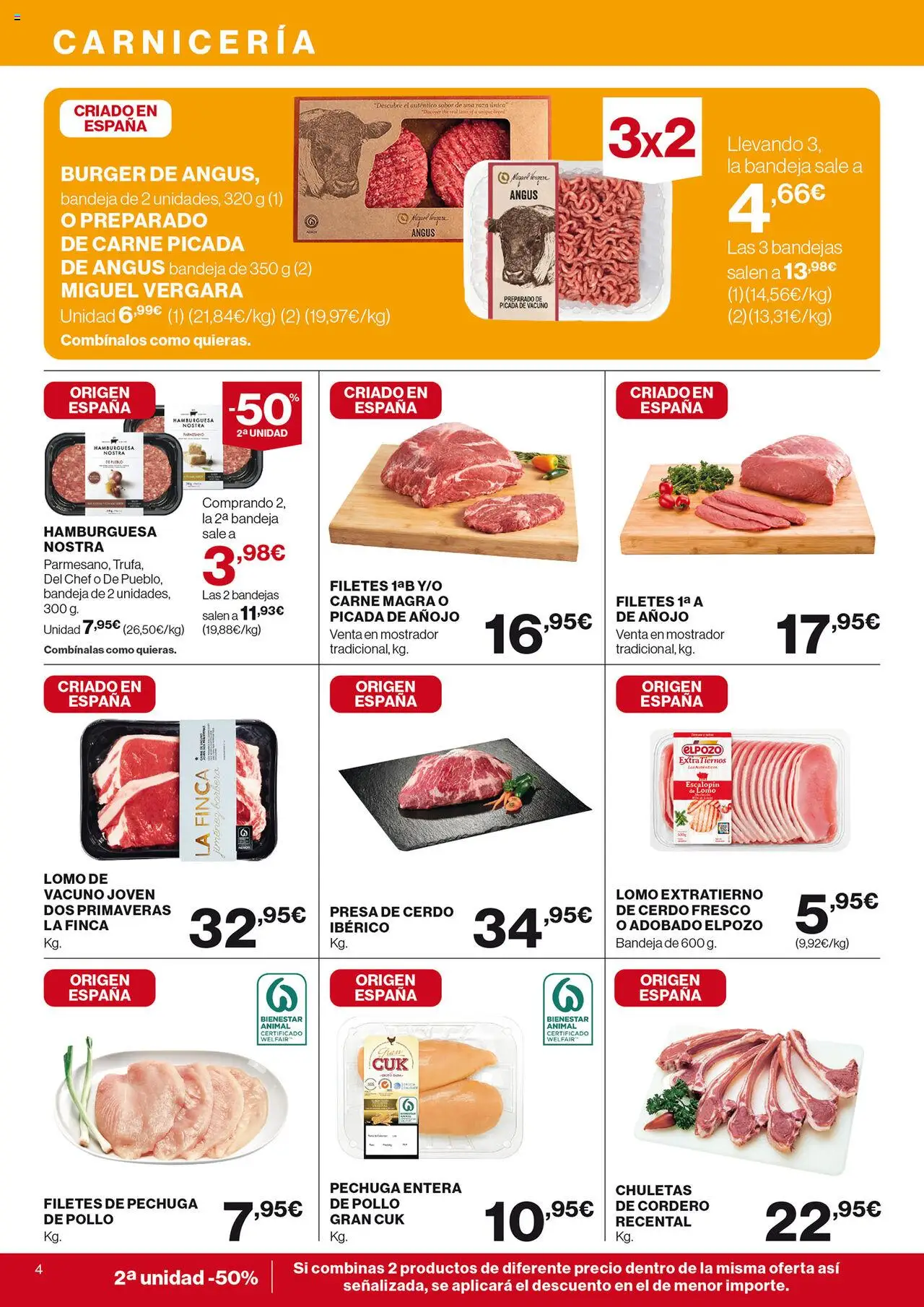 Nuevas ofertas de El Corte Inglés válidas en toda la República Mexicana desde el 28.08.2025. ¡Encuentra las mejores ofertas en El Corte Inglés - Catálogo Nuestros Mejores Precios! | Página: 4 | Productos: Pollo, Bandeja, Cerdo