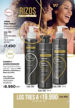 Vista previa Catálogo Amodil Campaña 4 válido desde el 01.03.2026 | Página: 93 | Productos: Champú, Acondicionador, Crema