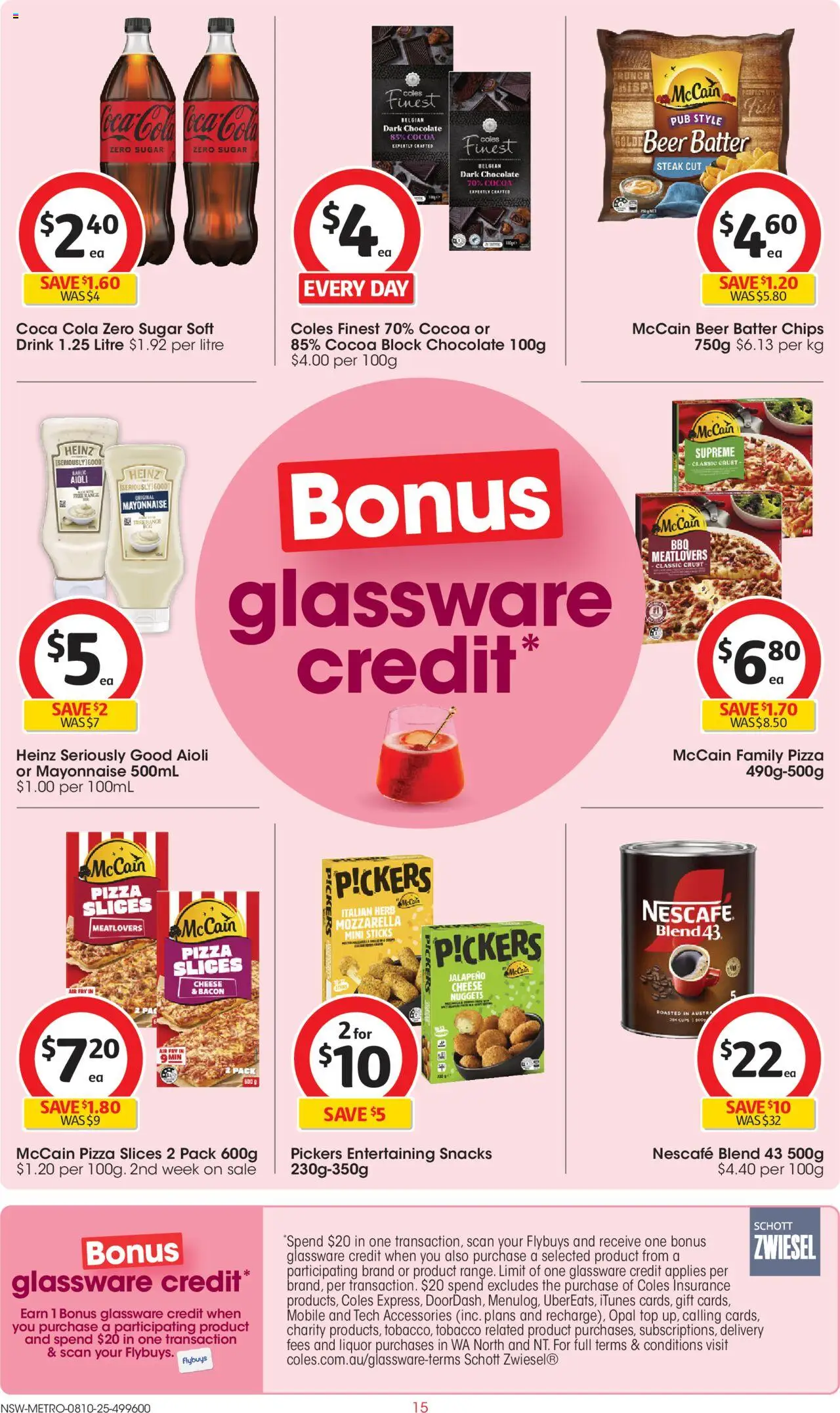 Coles catalogue - valid from 08.10.2025 | Page: 15 | Products: Herb, Cheese, Mayonnaise, Sugar