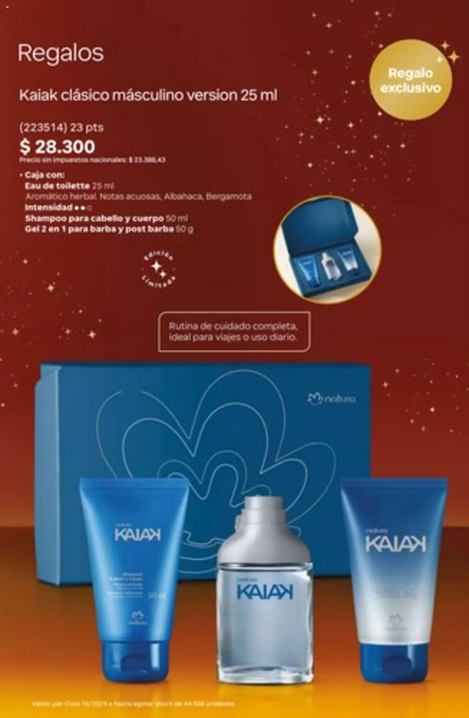 Catálogo Natura Ciclo 16/2025 │ válido desde el 01.11.2025 | Página: 17 | Productos: Caja, Eau de toilette, Shampoo