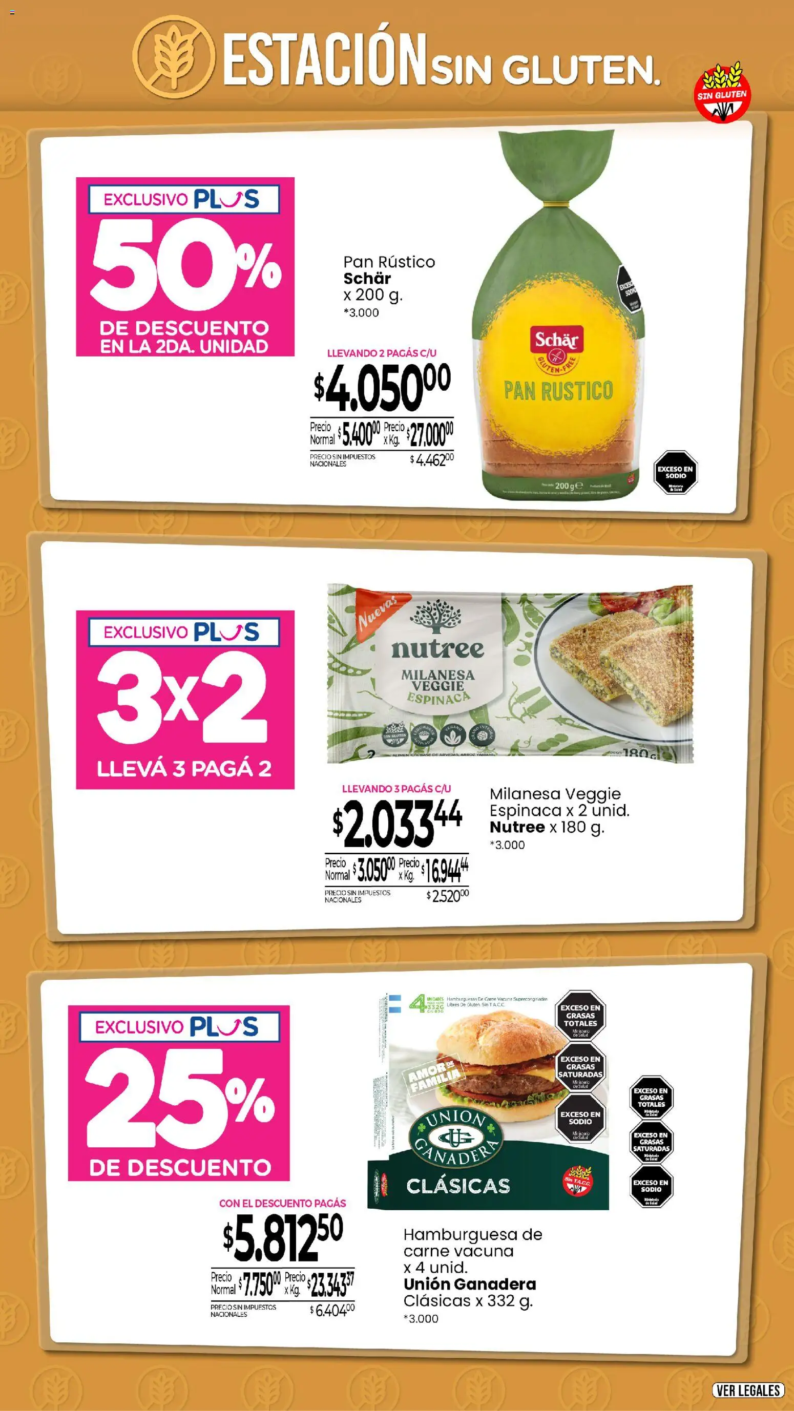 La Anonima - catalogos-masivos - libre-gluten │ válido desde el 30.10.2025 | Página: 7 | Productos: Milanesa, Pan, Espinaca