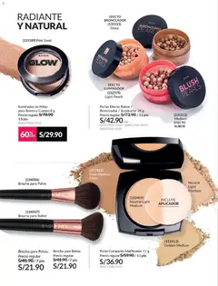 Vista previa de folleto Avon - Campaña 02 de la Avon válido desde 01.02.2026 | Página: 60 | Productos: Brocha, Polvo, Bronceador, Rubor