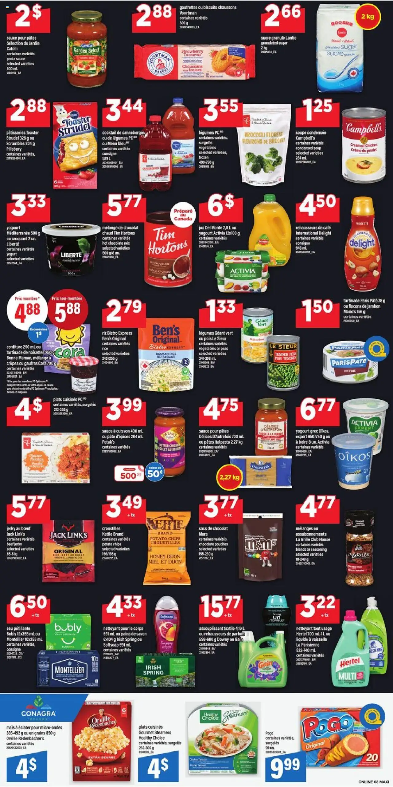 Maxi flyer valid from 16.10.2025 | Page: 7 | Products: Pasta, Chips, Toaster, Yogurt