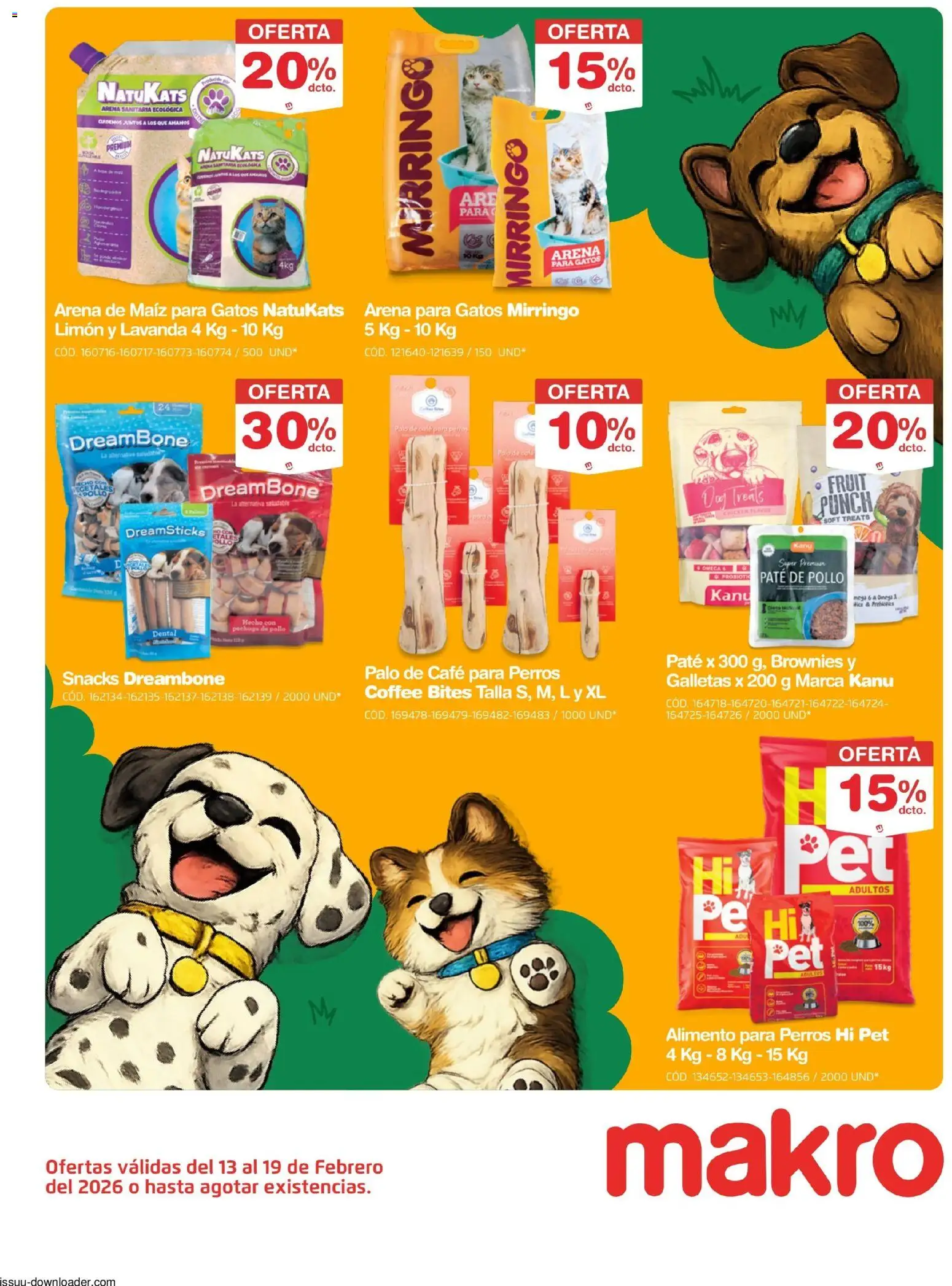 Makro revista - valida desde el 13.02.2026 | Página: 4 | Productos: Pollo, Maiz, Crema de leche, Café