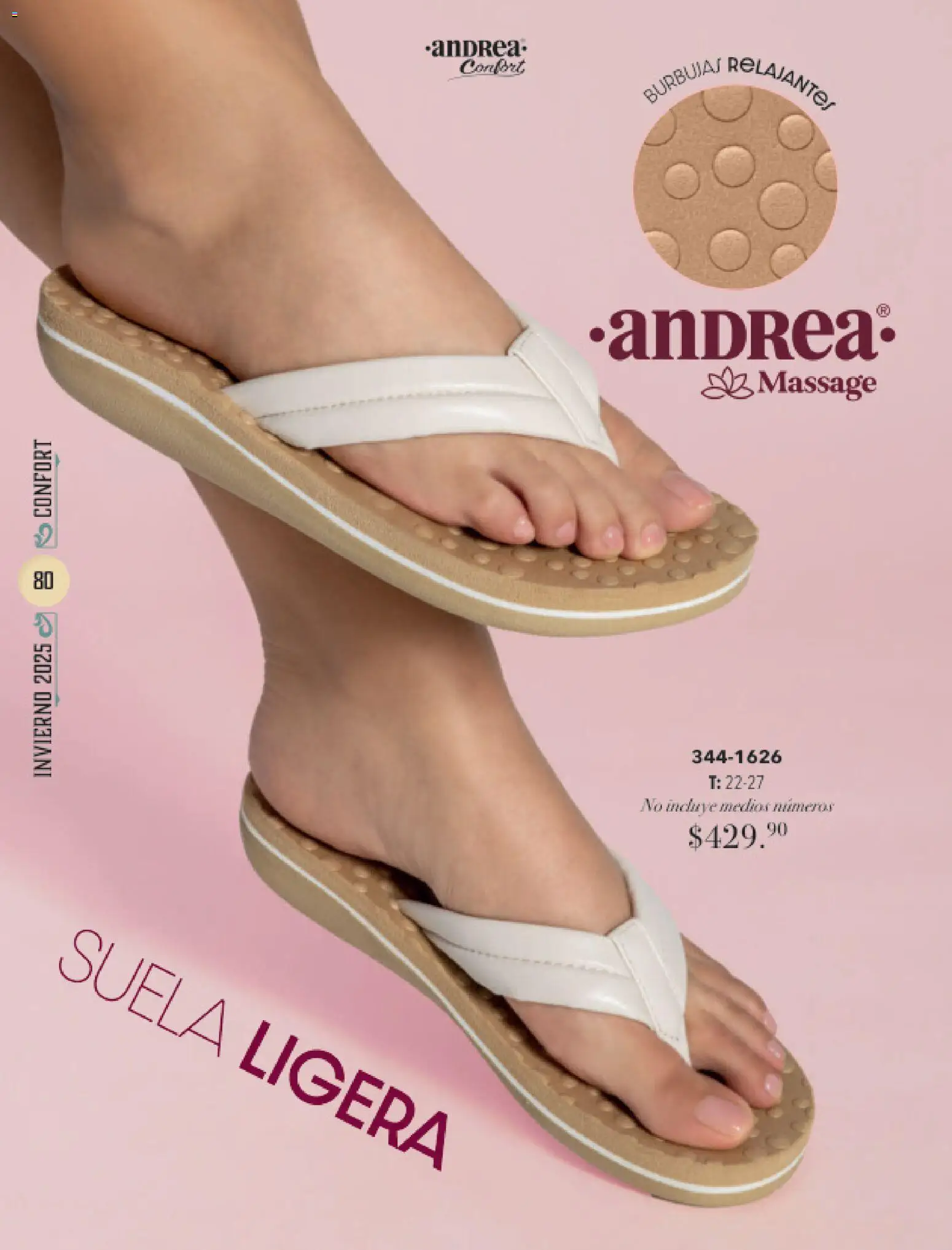 Nuevas ofertas de Andrea válidas en toda la República Mexicana desde el 26.11.2025. ¡Encuentra las mejores ofertas en Andrea catálogo Invierno! | Página: 80