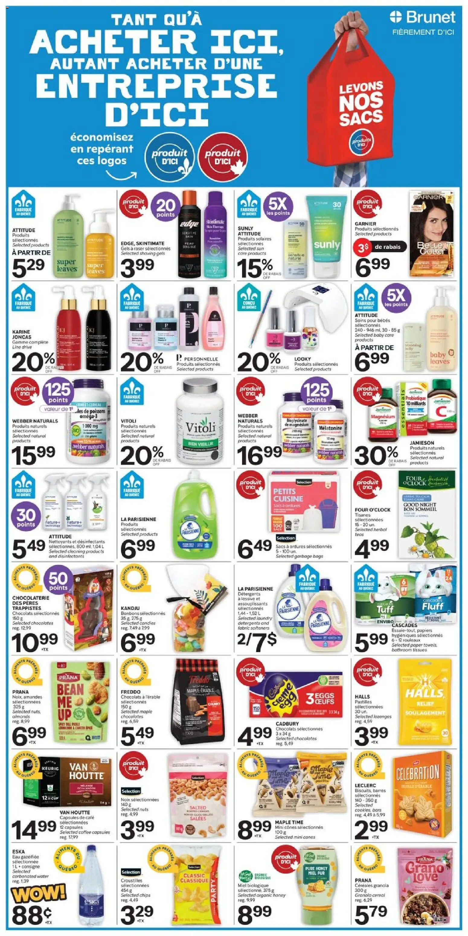 Brunet flyer valid from 19.02.2026 | Page: 9 | Products: Chips, Nuts, Coffee