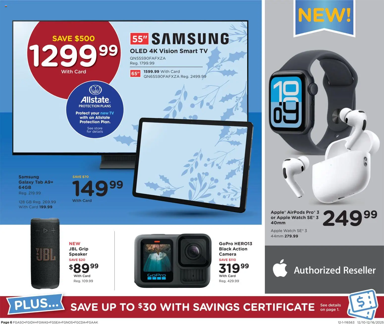 Fred Meyer Home & Apparel - valid from 10.12.2025 | Page: 6 | Products: Watch, Tv, Camera, Speaker