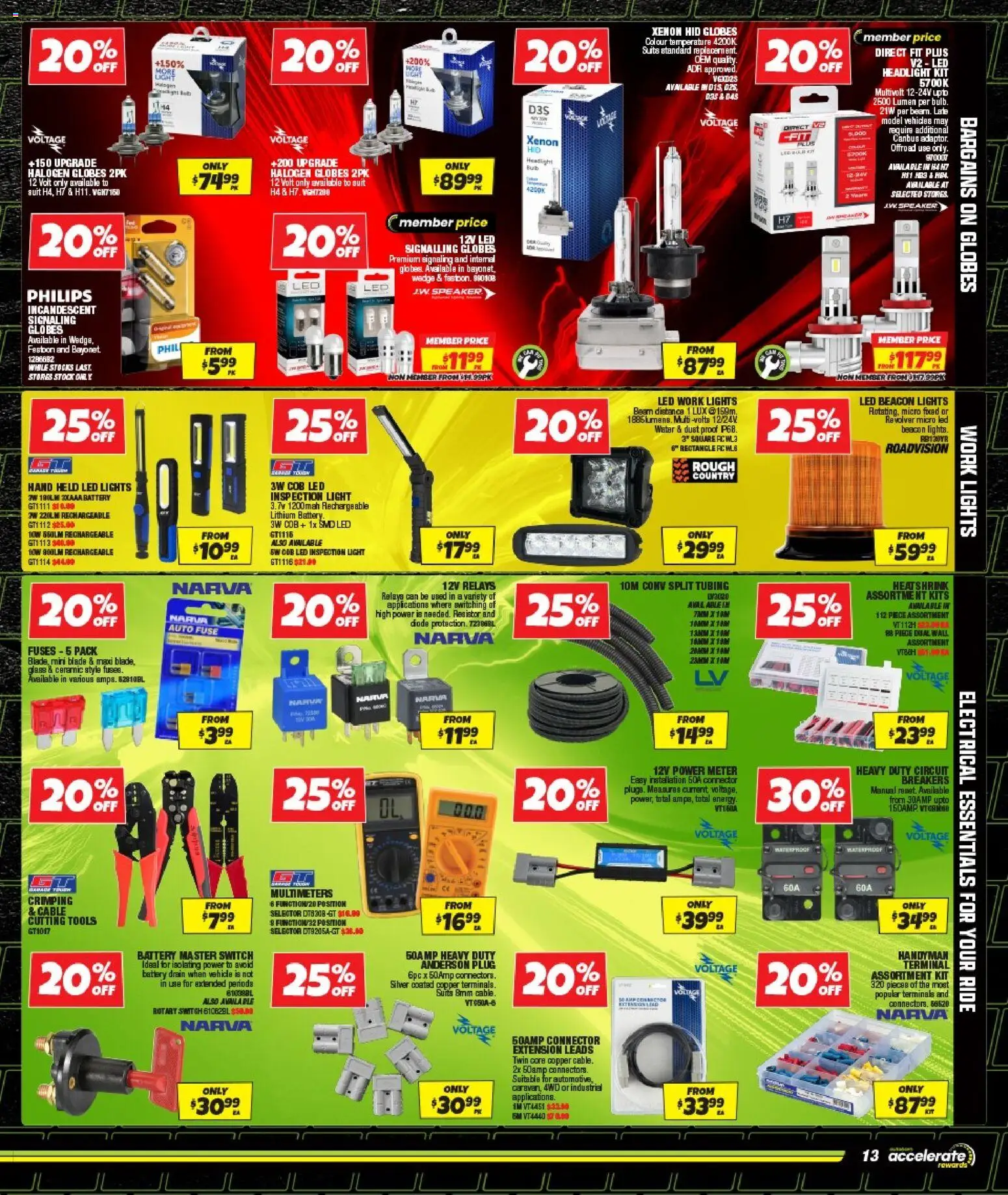 Autobarn catalogue - valid from 15.04.2026 | Page: 13 | Products: Battery, Kits, Suit, Cable