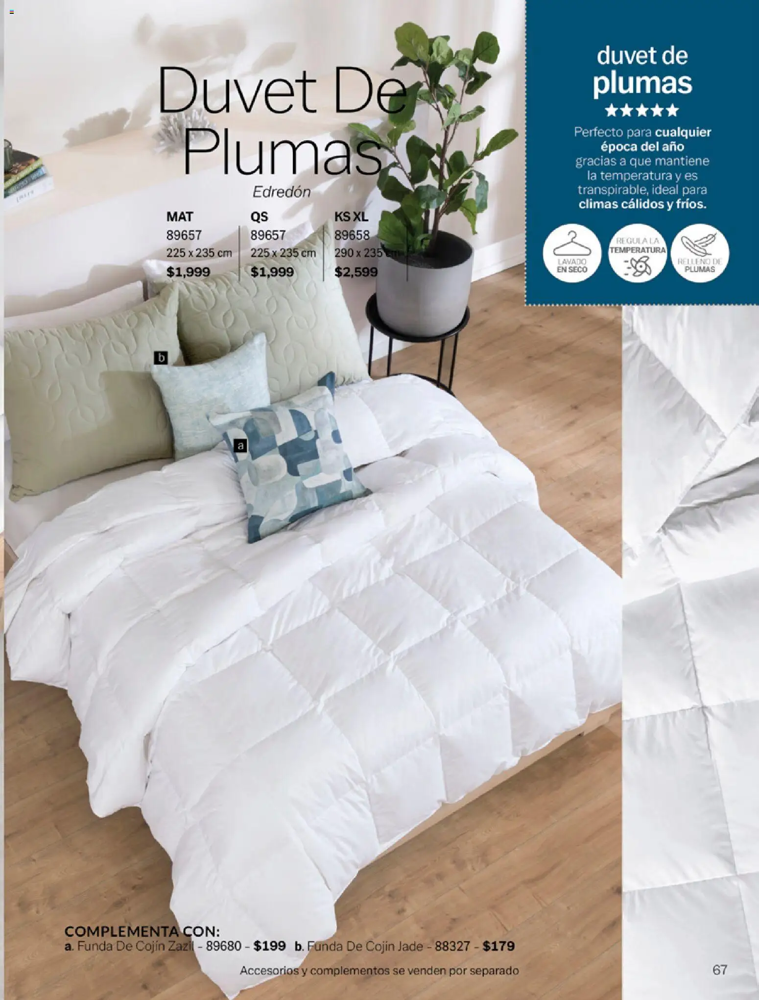 Nuevas ofertas de Vianney válidas en toda la República Mexicana desde el 06.03.2026. ¡Encuentra las mejores ofertas en Vianney catálogo Tu hogar, nuestra pasión! | Página: 69 | Productos: Funda