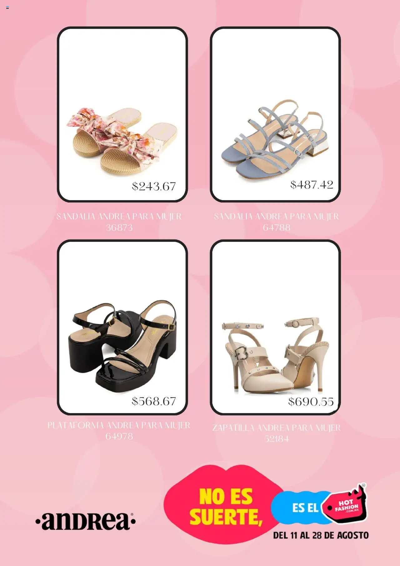 Nuevas ofertas de Andrea válidas en toda la República Mexicana desde el 11.08.2025. ¡Encuentra las mejores ofertas en Andrea - Hot Sale! | Página: 4