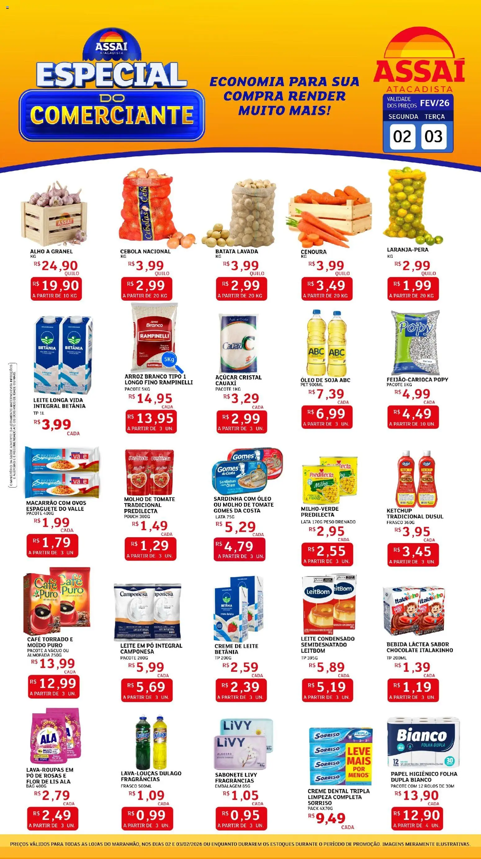 Assaí Atacadista Folheto - válido de 02.02.2026 | Página: 1