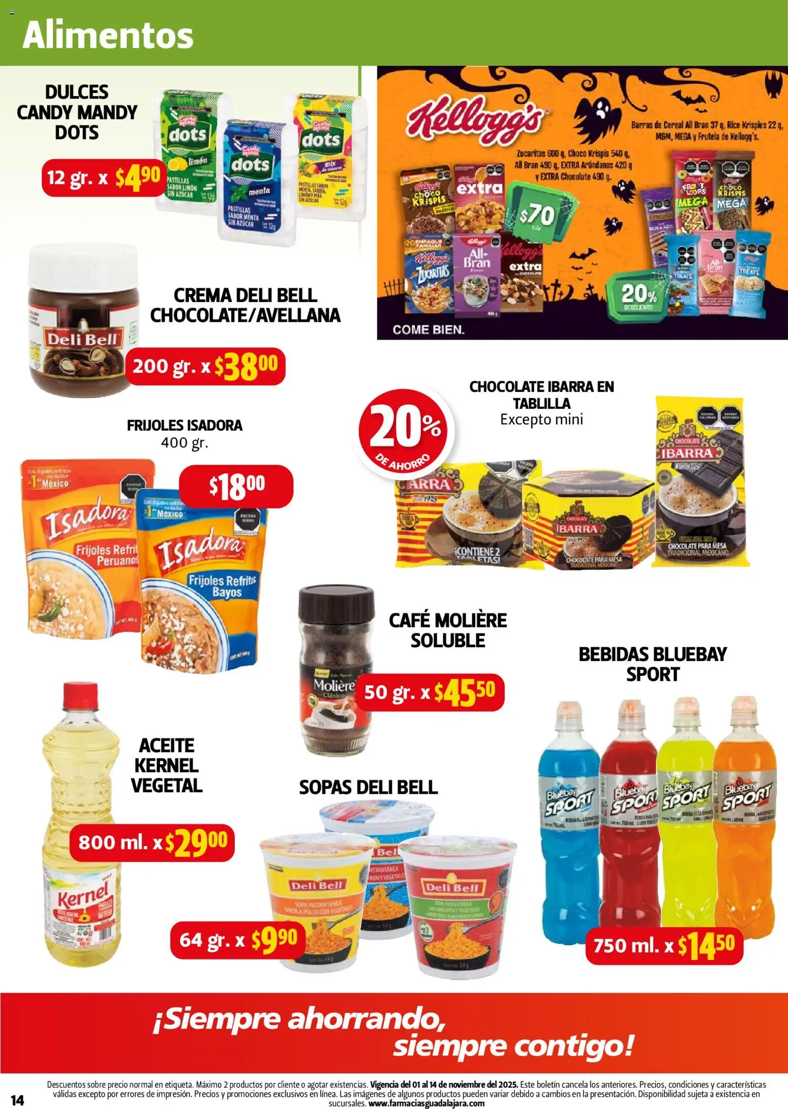 Nuevas ofertas de Farmacia Guadalajara válidas en toda la República Mexicana desde el 01.11.2025. ¡Encuentra las mejores ofertas en Farmacia Guadalajara catálogo! | Página: 14