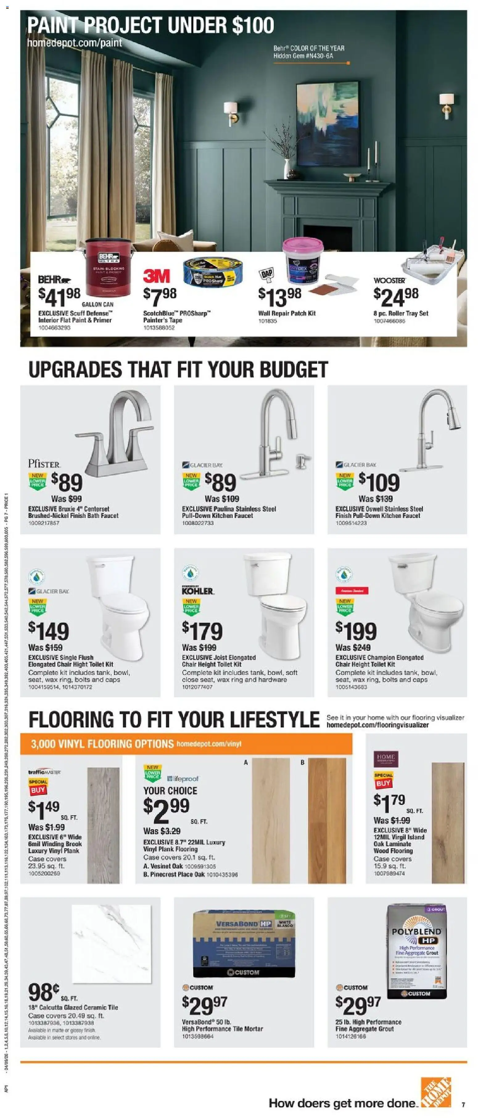 Home Depot Local Ad - TX - valid from 09.04.2026 | Page: 7 | Products: Chair, Bolts, Bath, Case