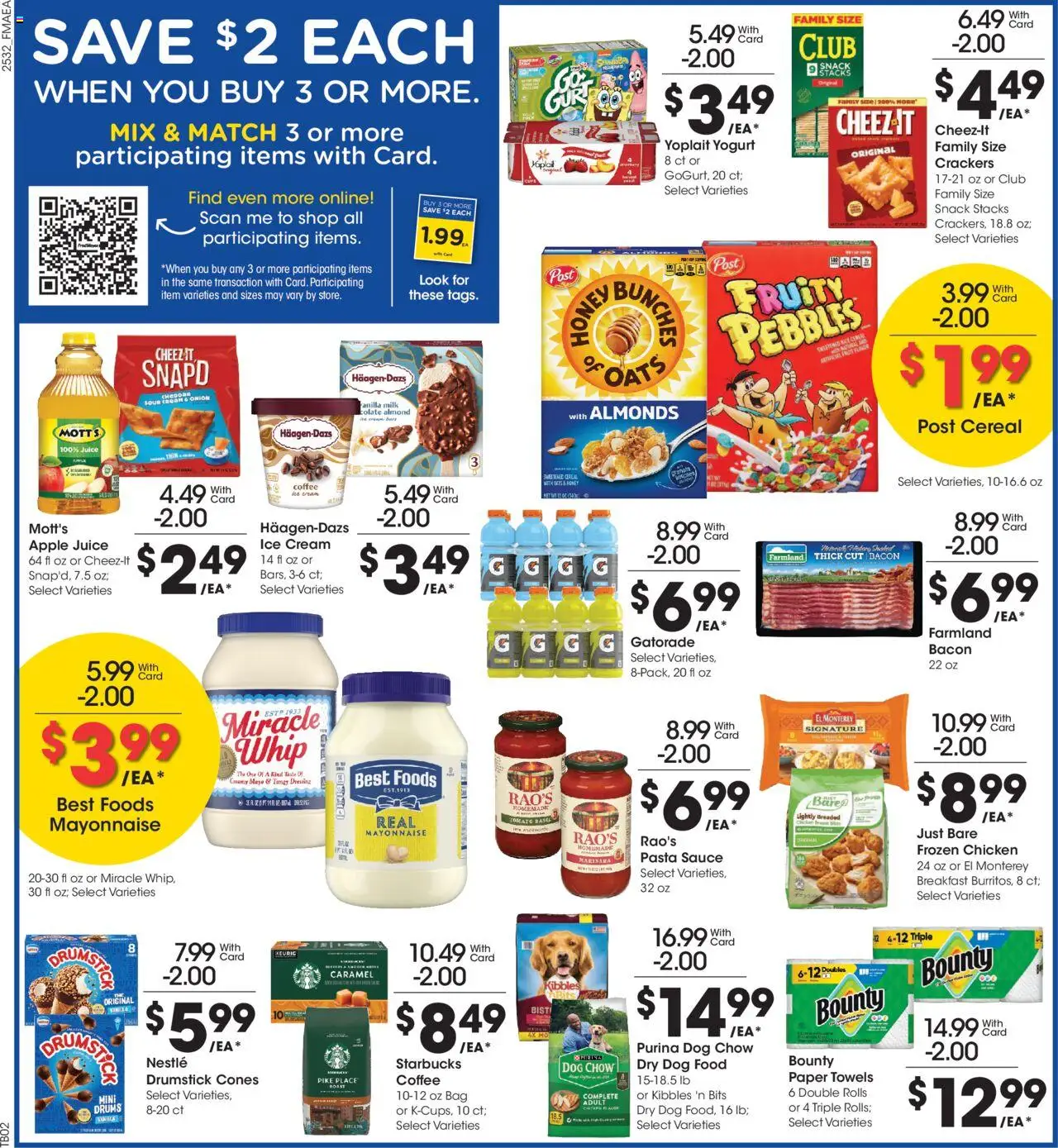 Fred Meyer Weekly Ad - valid from 10.09.2025 | Page: 5 | Products: Yogurt, Pasta, Ice cream, Mayonnaise