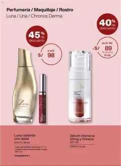 Catálogo Natura válido desde 03.07.2025 | Página: 8 | Productos: Té, EAU de Toilette, Maquillaje