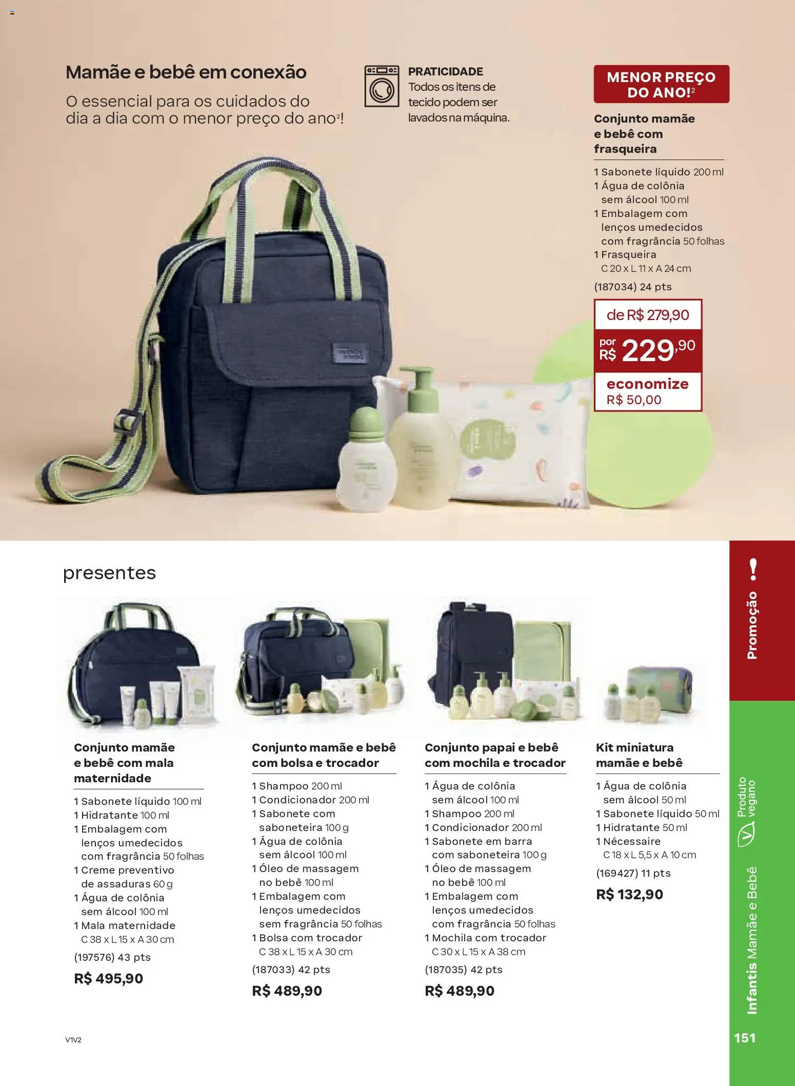 Natura Folheto - válido de 04.02.2026 | Página: 151 | Produtos: Shampoo, Condicionador, Óleo, Mochila