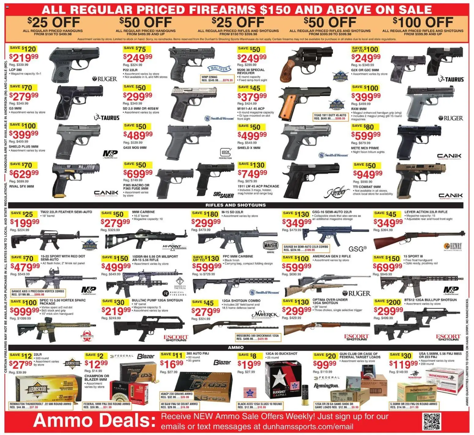 Dunham's Sports Weekly Ad - valid from 24.01.2026 | Page: 5 | Products: Ramp, Shotgun, Ammo, Rifle