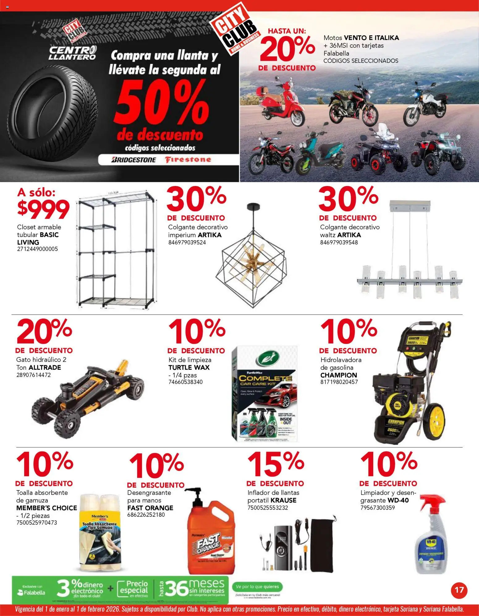 Nuevas ofertas de City Club válidas en toda la República Mexicana desde el 01.01.2026. ¡Encuentra las mejores ofertas en City Club catálogo! | Página: 17
