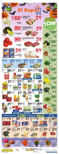 Preview of El Super weekly ads valid from 22.10.2025