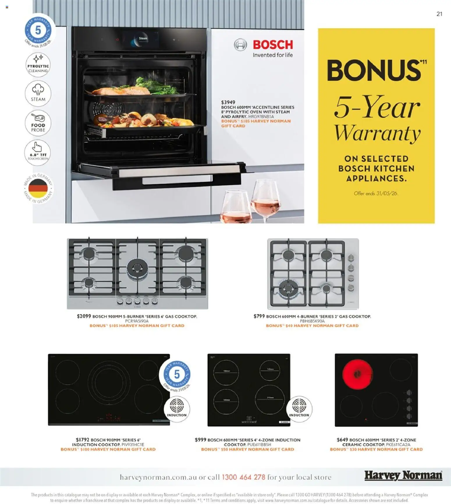 Harvey Norman catalogue - valid from 29.04.2026 | Page: 21 | Products: Accessories, Oven