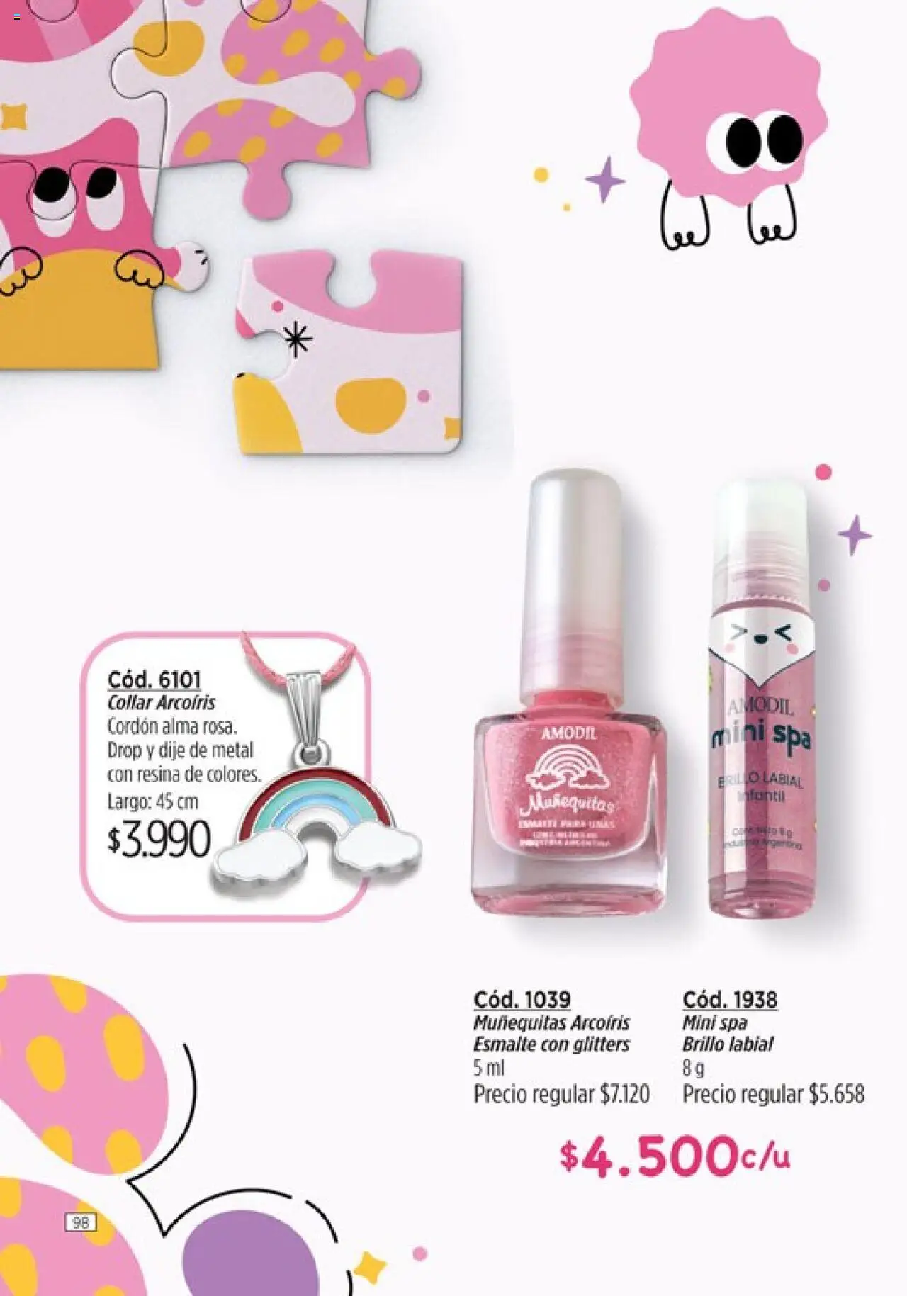 Catálogo Amodil Campaña 16 │ válido desde el 01.10.2025 | Página: 98 | Productos: Collar, Dije, Brillo