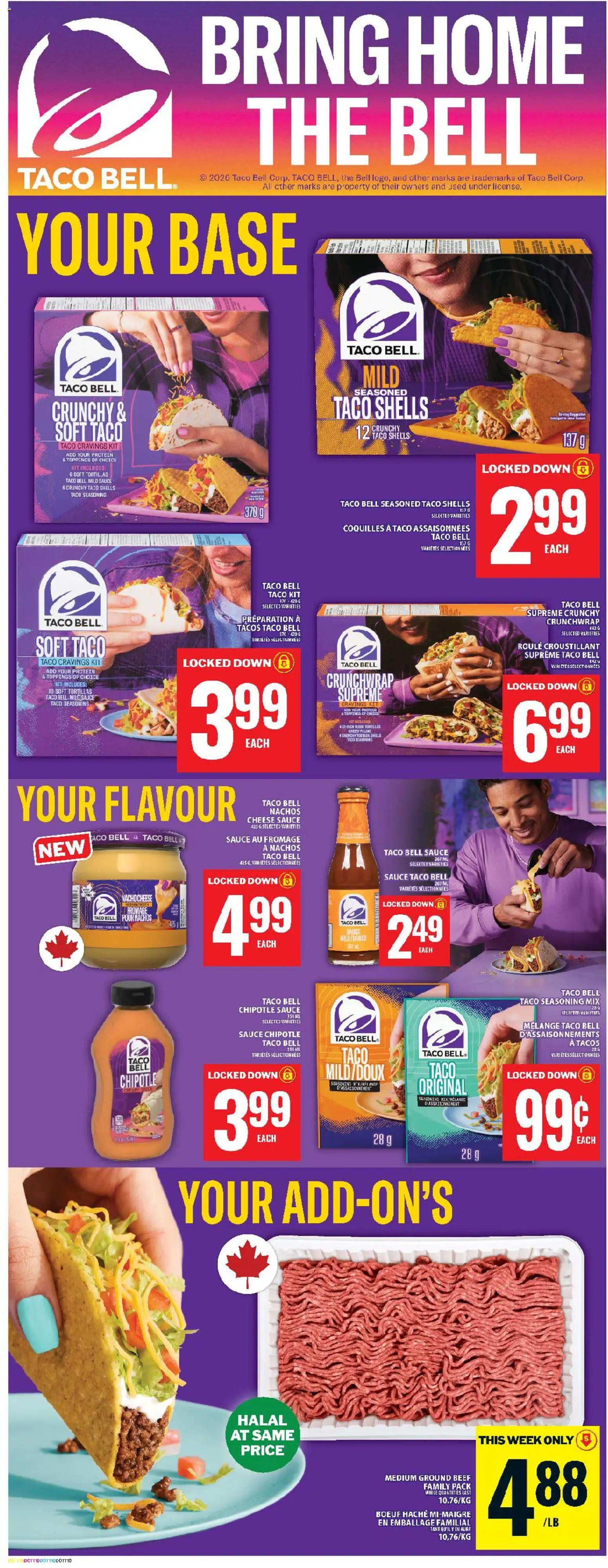 Food Basics flyer valid from 23.04.2026 | Page: 12 | Products: Beef, Cheese