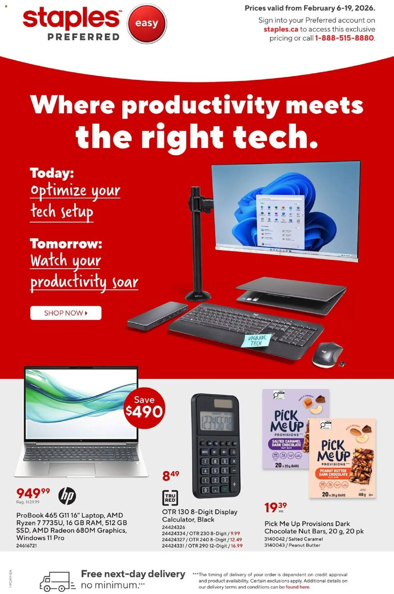 Staples flyer valid from 06.02.2026 | Page: 1