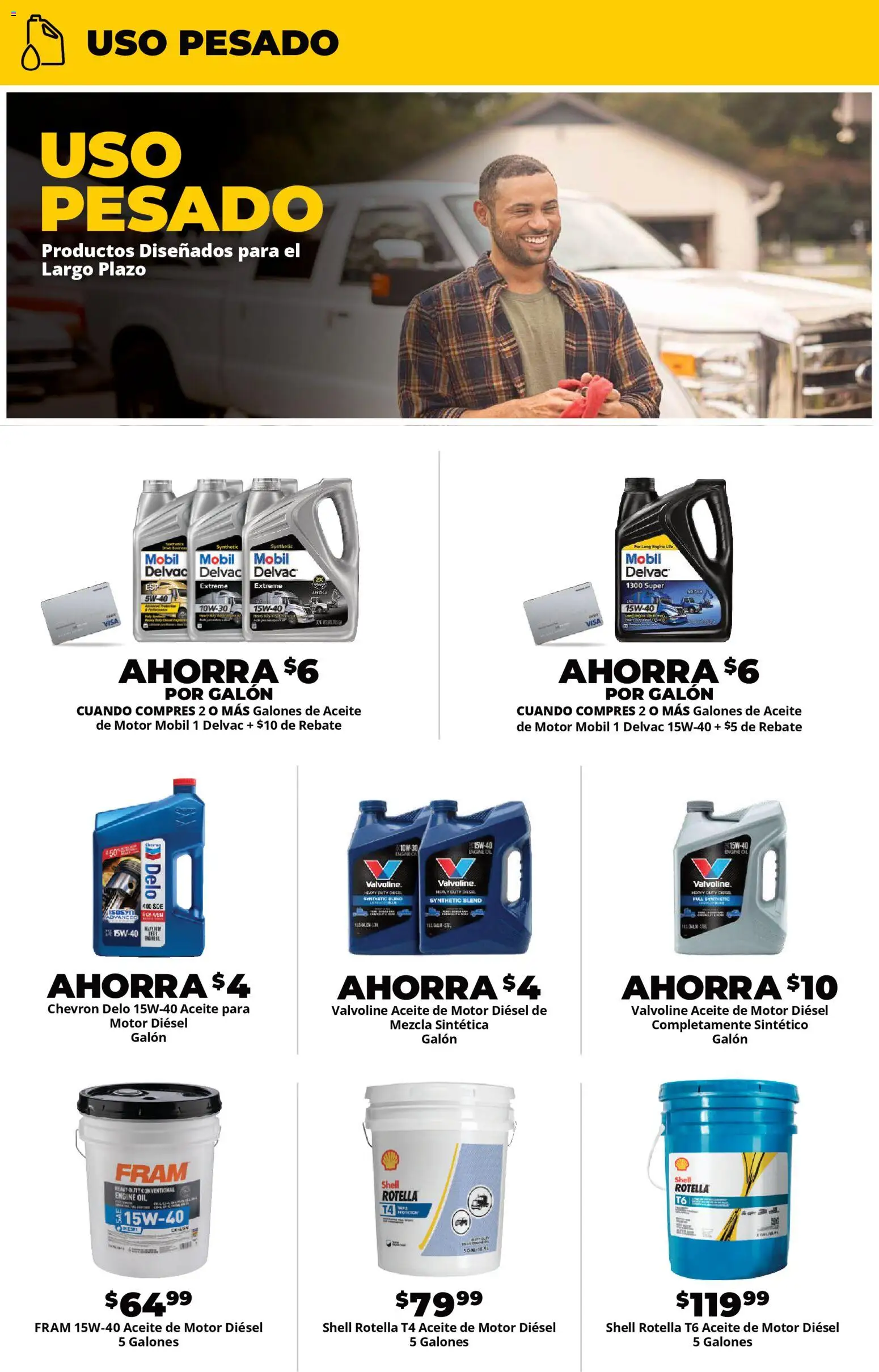 Advance Auto Parts Sales Ad - Spanish - valid from 30.10.2025 | Page: 2 | Products: Oil