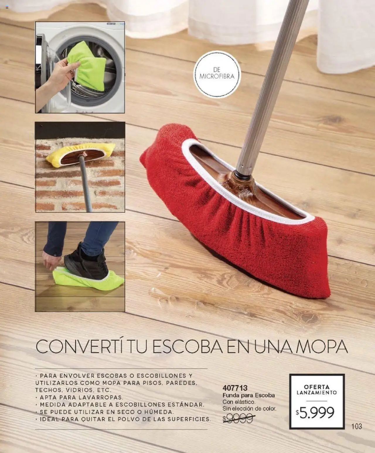 Violetta catálogo │ válido desde el 19.09.2025 | Página: 103 | Productos: Mopa, Polvo, Lavarropas, Escoba