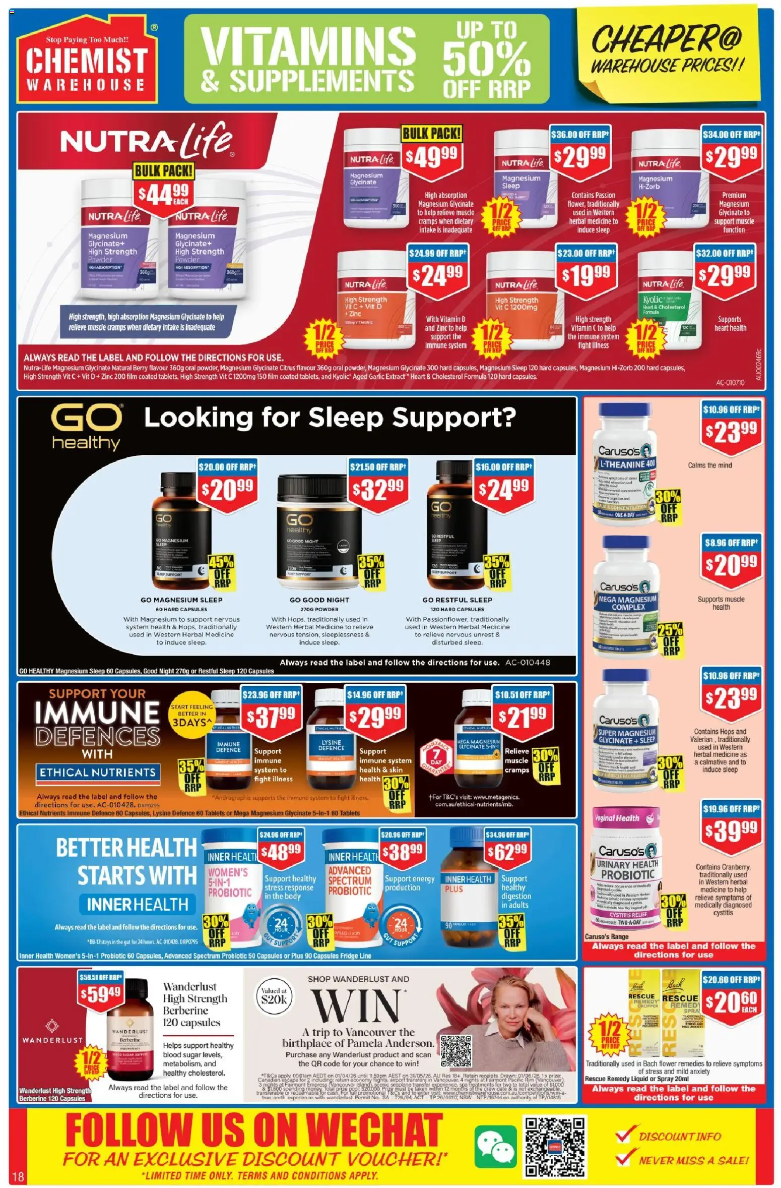 Chemist Warehouse catalogue - valid from 23.04.2026 | Page: 18 | Products: Herbal, Fridge, Tablets, Vitamin