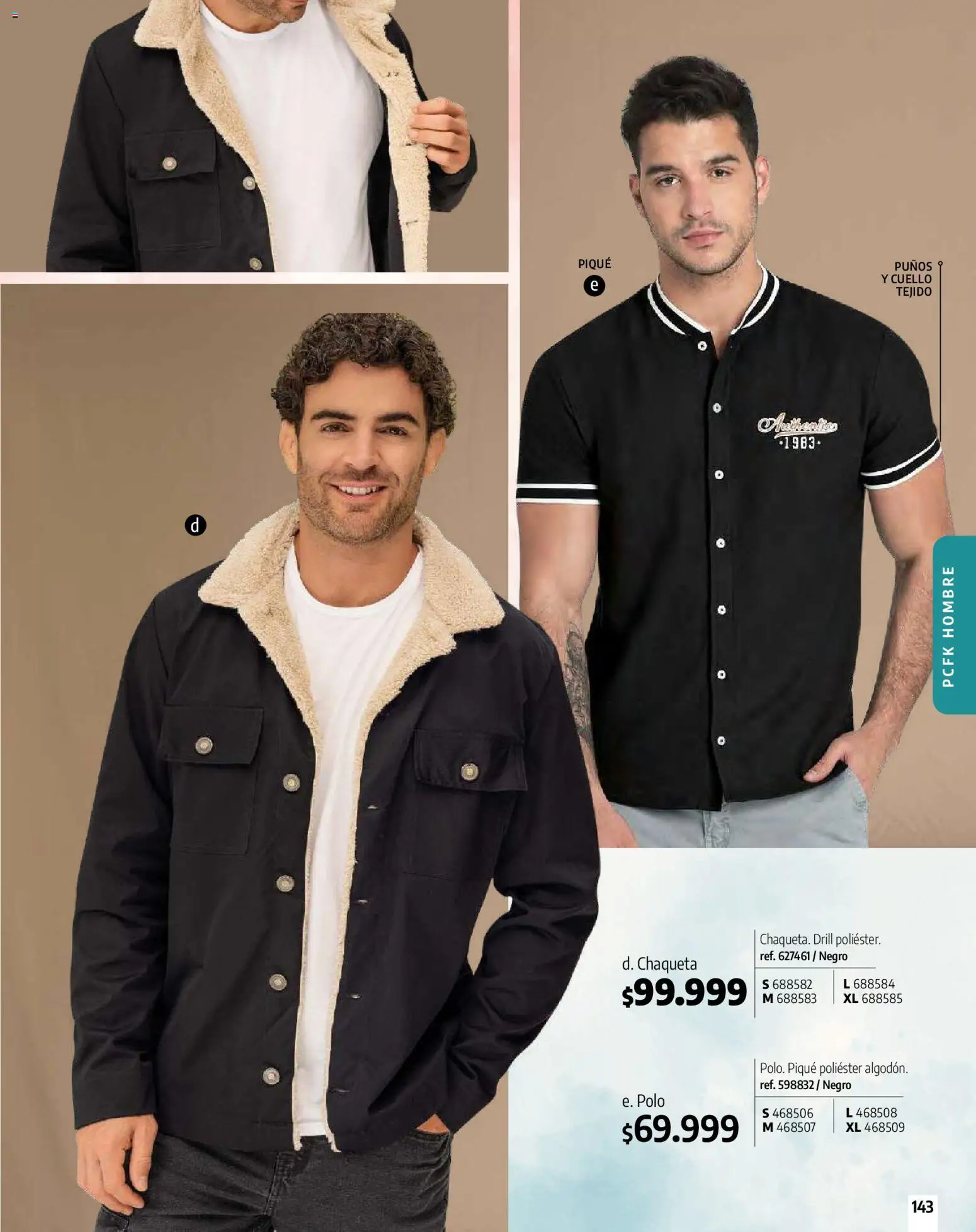 Pacifika revista - valida desde el 01.01.2026 | Página: 143 | Productos: Cuello, Chaqueta