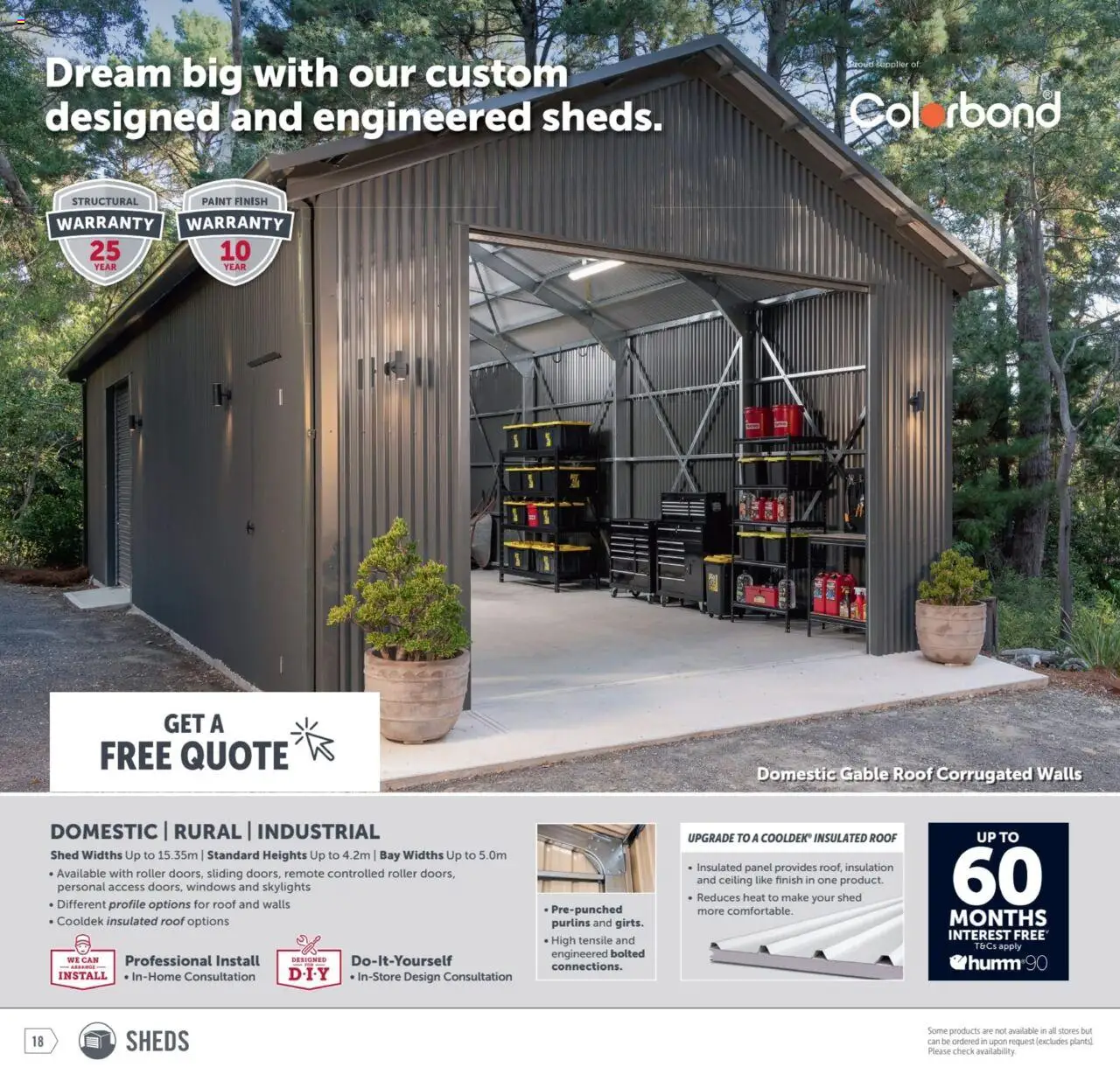 Stratco catalogue - valid from 27.06.2025 | Page: 18 | Products: Shed, Domestic