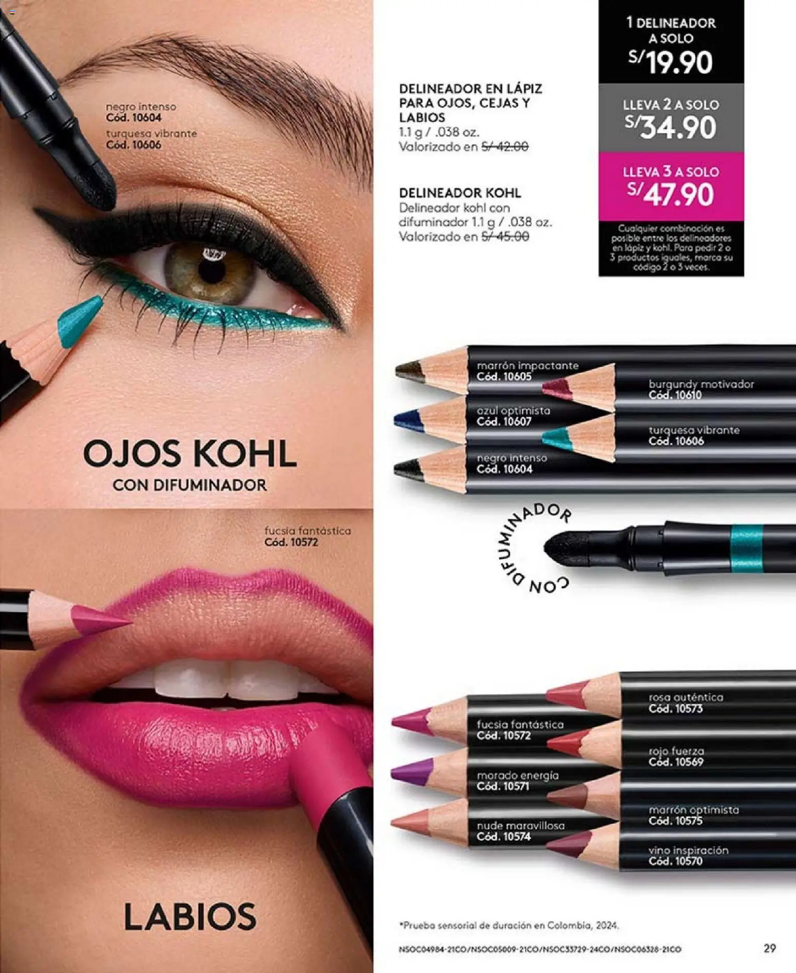 Catálogo Ésika válido desde 31.01.2026 | Página: 29 | Productos: Delineador, Vino