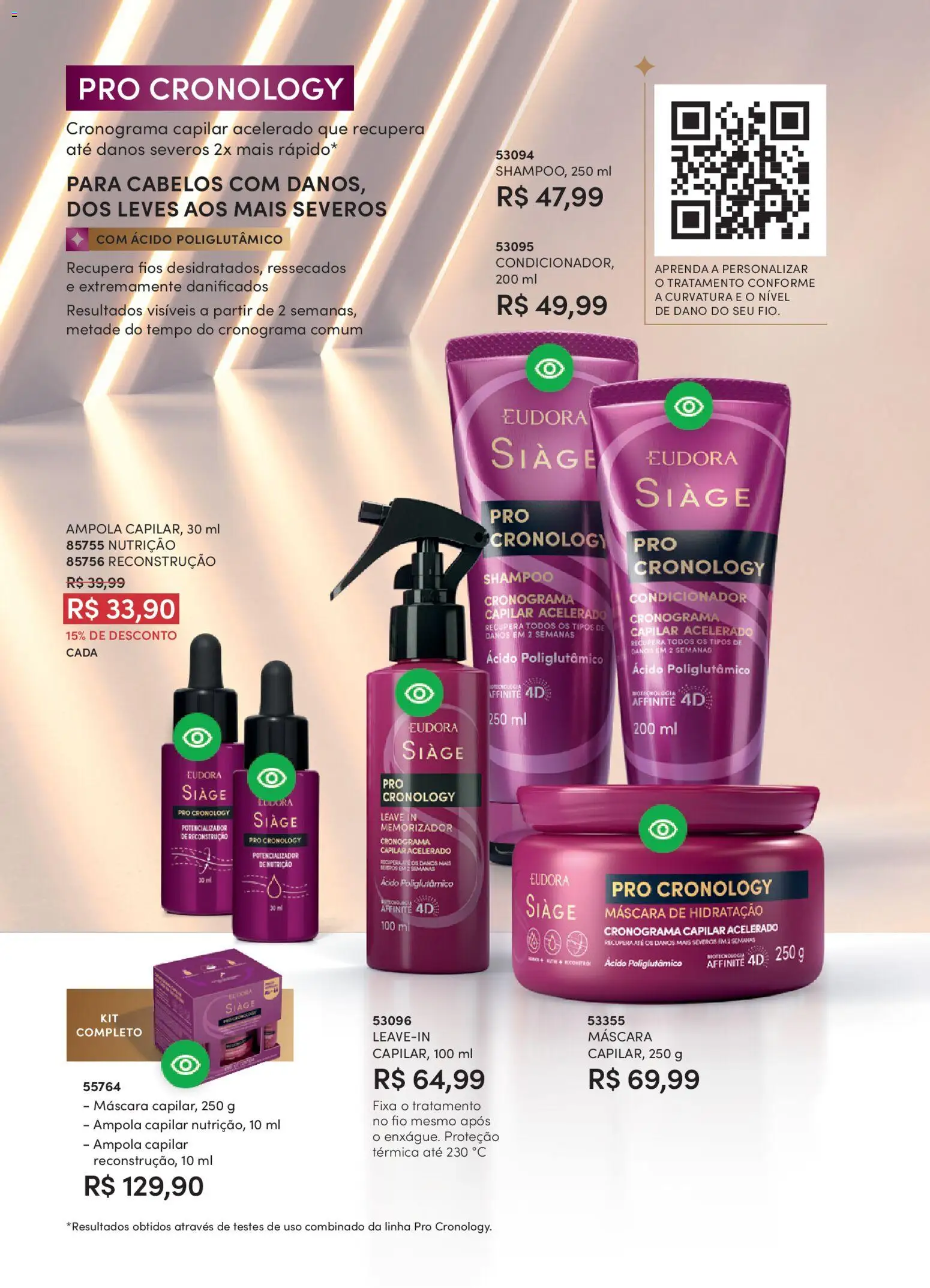 Eudora Folheto - válido de 19.02.2026 | Página: 18 | Produtos: Shampoo, Condicionador