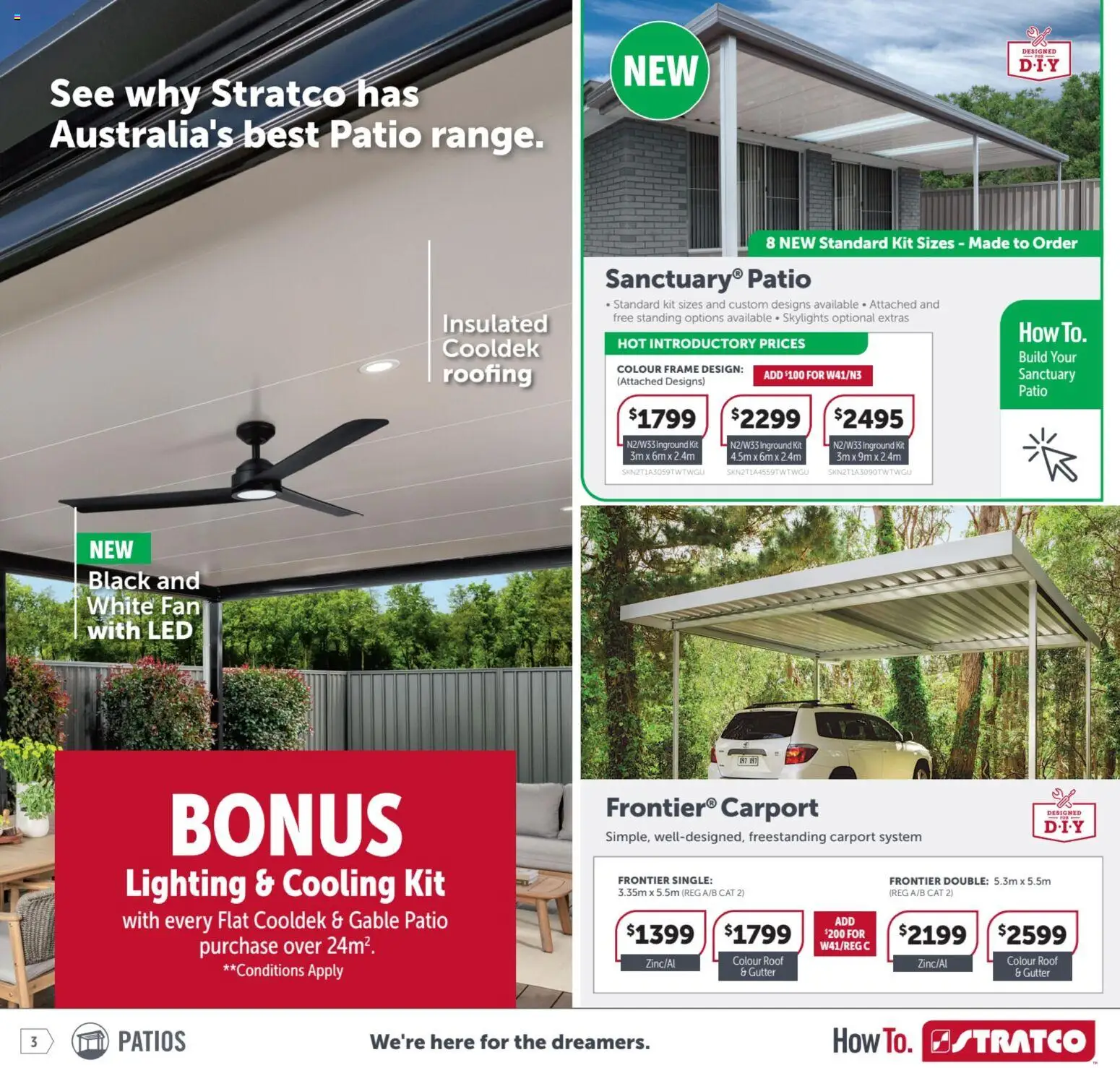Stratco catalogue - valid from 23.01.2026 | Page: 3 | Products: Fan