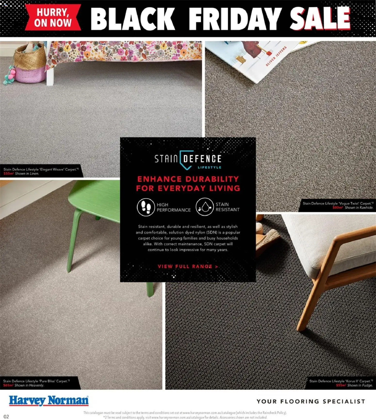 Harvey Norman catalogue - valid from 13.11.2025 | Page: 2 | Products: Carpet, Flooring, Accessories