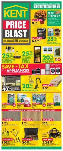 Preview of Kent weekly flyer / circulaire from shop Kent valid from 11.09.2025