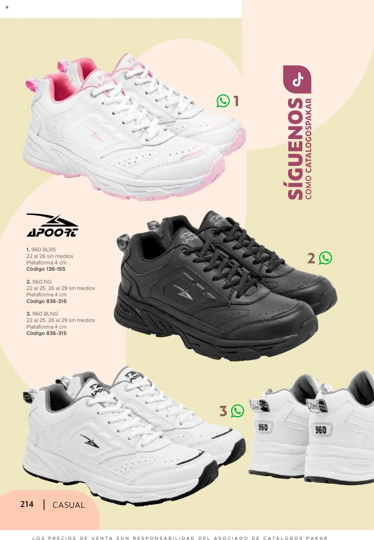 Nuevas ofertas de SC Pakar válidas en toda la República Mexicana desde el 24.07.2025. ¡Encuentra las mejores ofertas en SC Pakar - Catálogo Casual otoño / invierno! | Página: 214