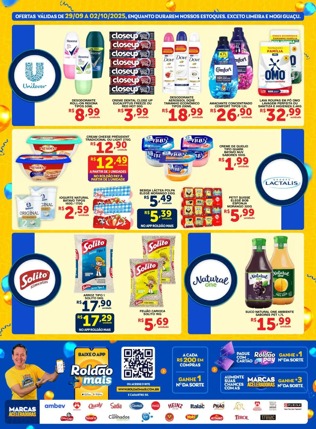Roldão Folheto - válido de 29.09.2025 | Página: 2 | Produtos: Elma Chips, Creme, Creme dental, Amaciante