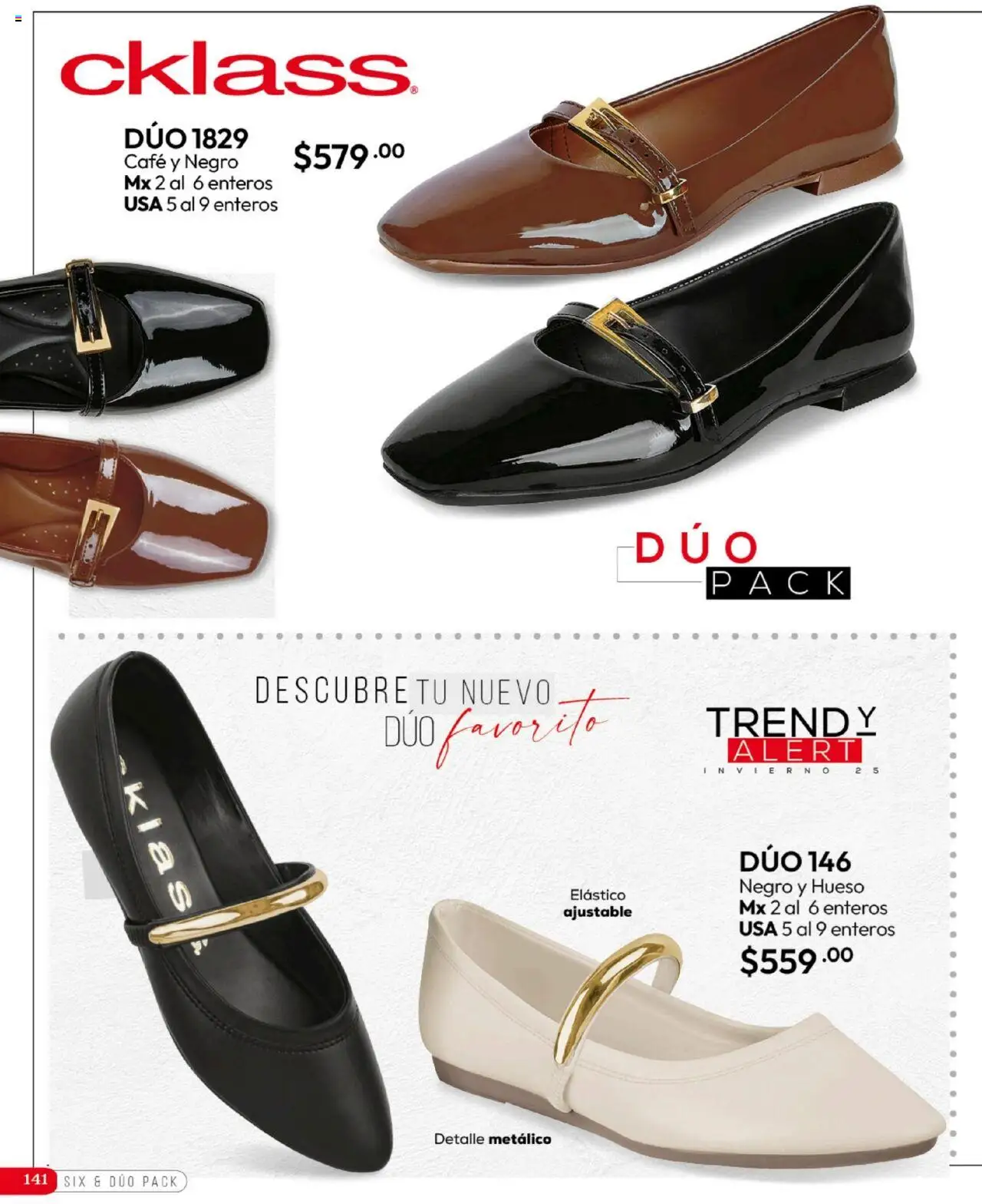 Nuevas ofertas de Cklass válidas en toda la República Mexicana desde el 16.09.2025. ¡Encuentra las mejores ofertas en Cklass - Catálogo Invierno Calzado! | Página: 142 | Productos: Café