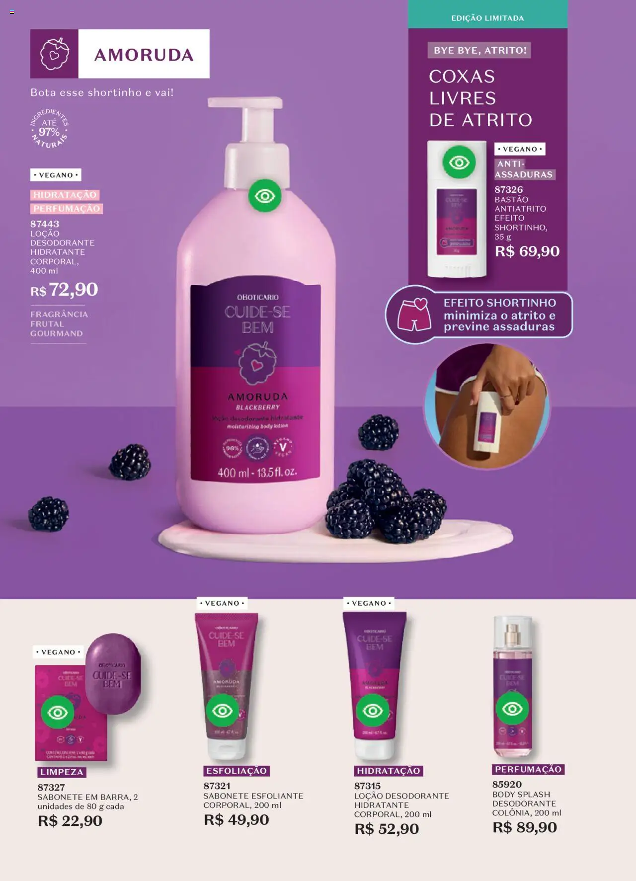 O Boticário Folheto - válido de 11.08.2025 | Página: 32 | Produtos: Fragrância, Desodorante, Sabonete, Body