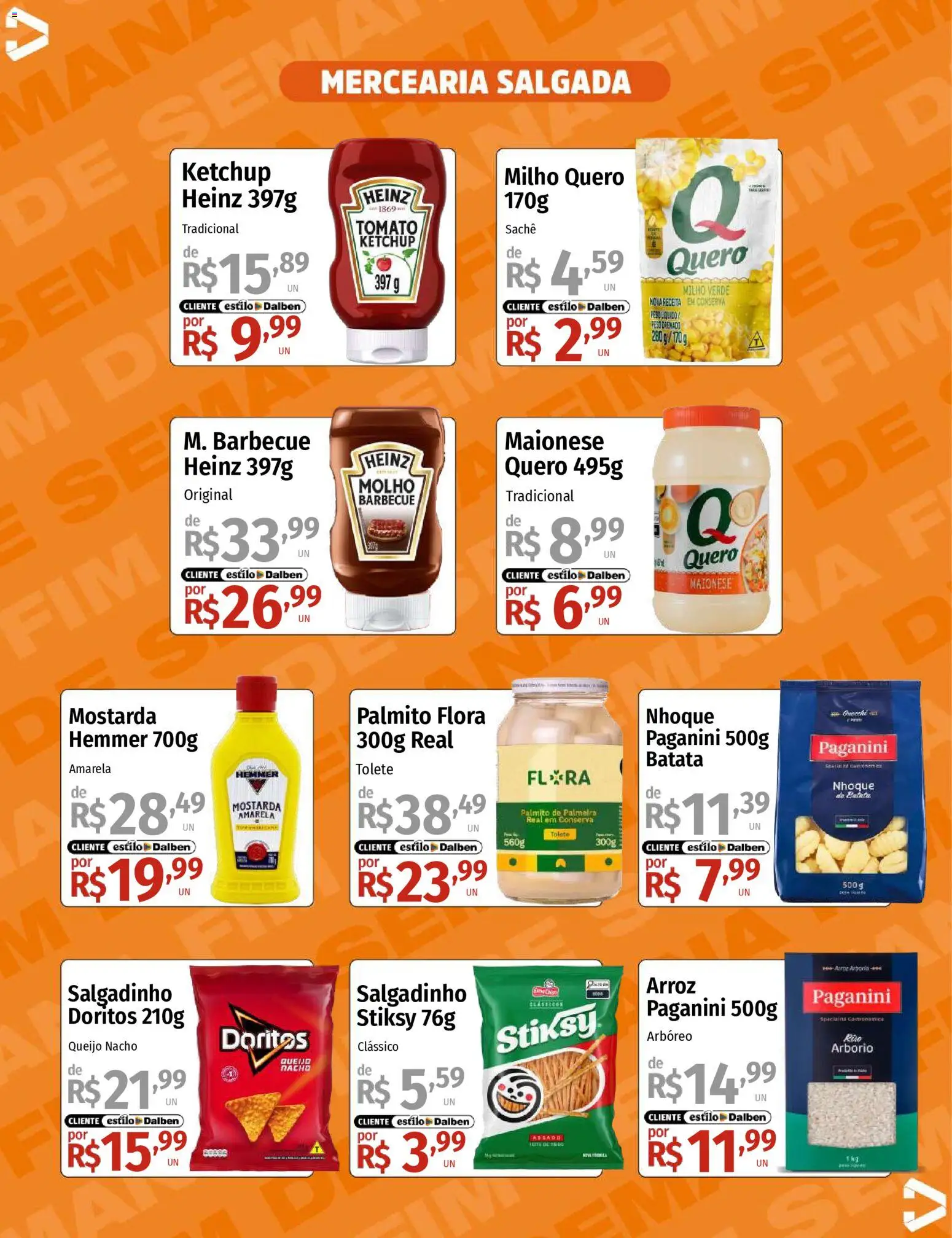 Supermercado Dalben Folheto - válido de 14.11.2025 | Página: 7 | Produtos: Arroz, Ketchup, Batata, Maionese
