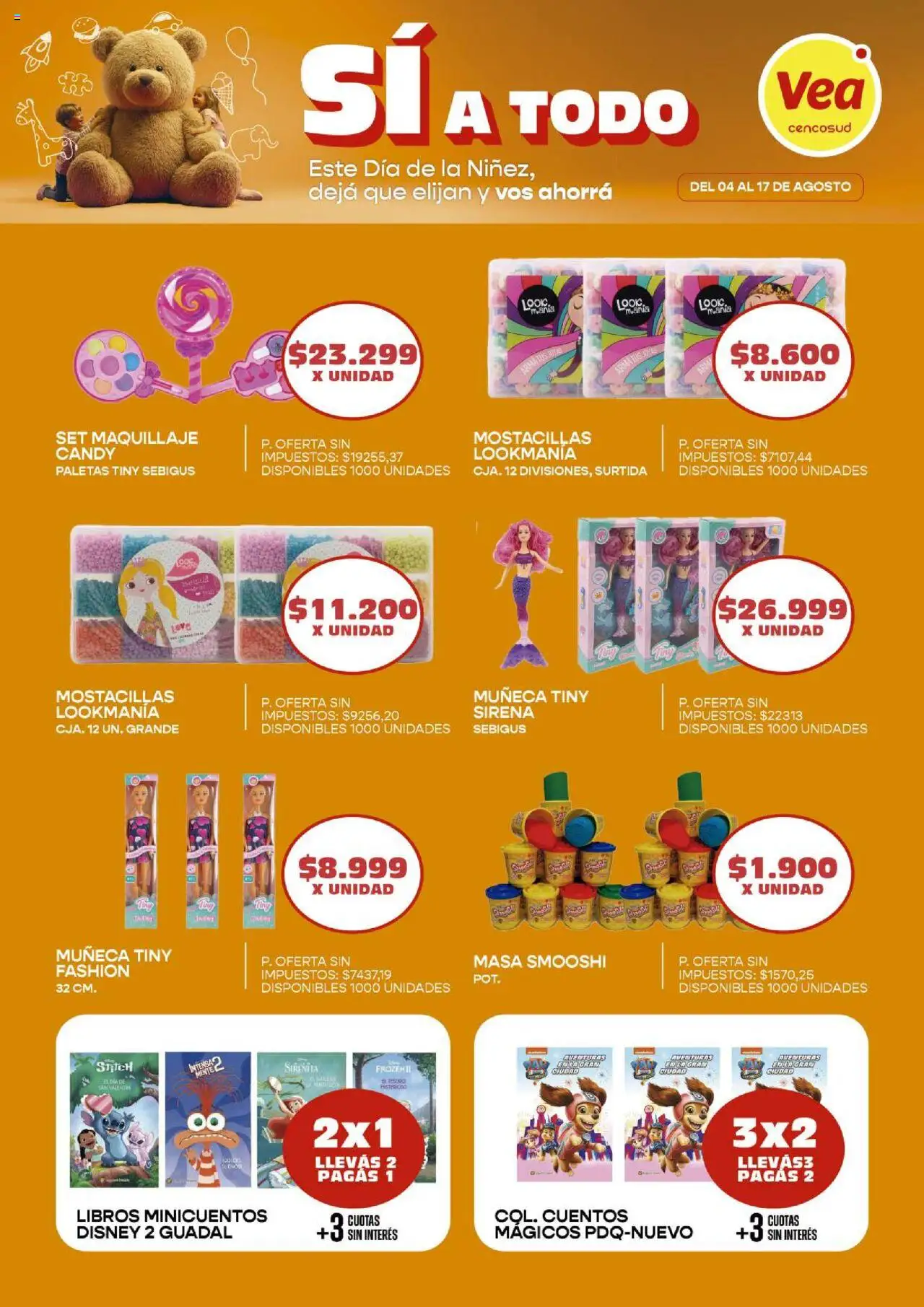 Vea - Oferta especial dia de la niñez │ válido desde el 04.08.2025 | Página: 2 | Productos: Maquillaje