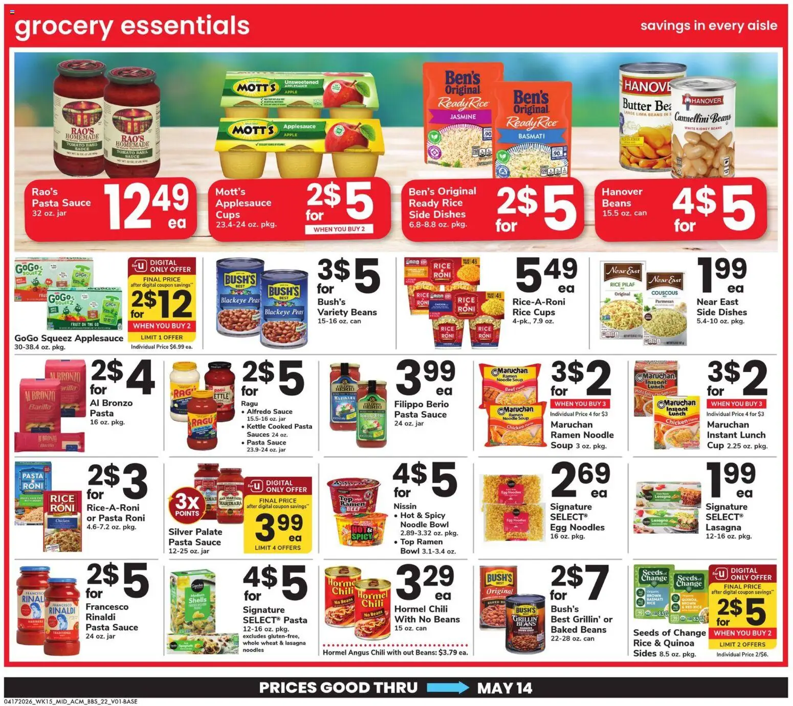 Acme Big Book of Savings - valid from 17.04.2026 | Page: 22 | Products: Butter, Noodles, Beef, Kettle
