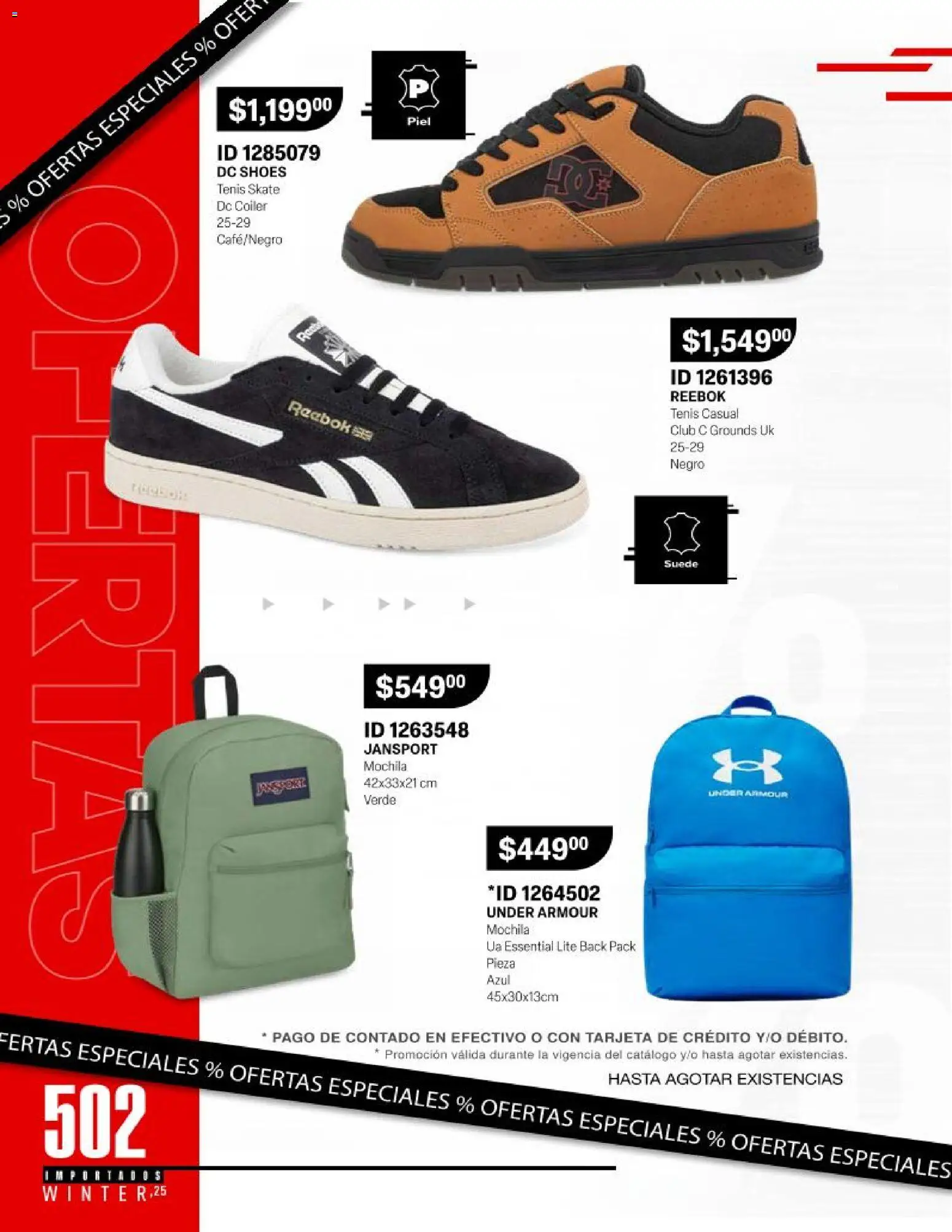 Nuevas ofertas de Price Shoes válidas en toda la República Mexicana desde el 24.11.2025. ¡Encuentra las mejores ofertas en Price Shoes catálogo Importados Winter! | Página: 6 | Productos: Tenis, Gorra