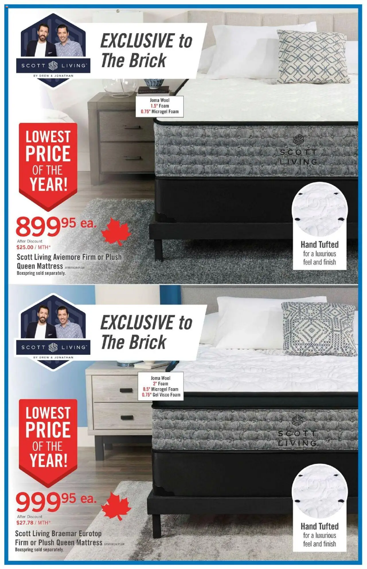 The Brick flyer valid from 12.09.2025 | Page: 6 | Products: Mattress